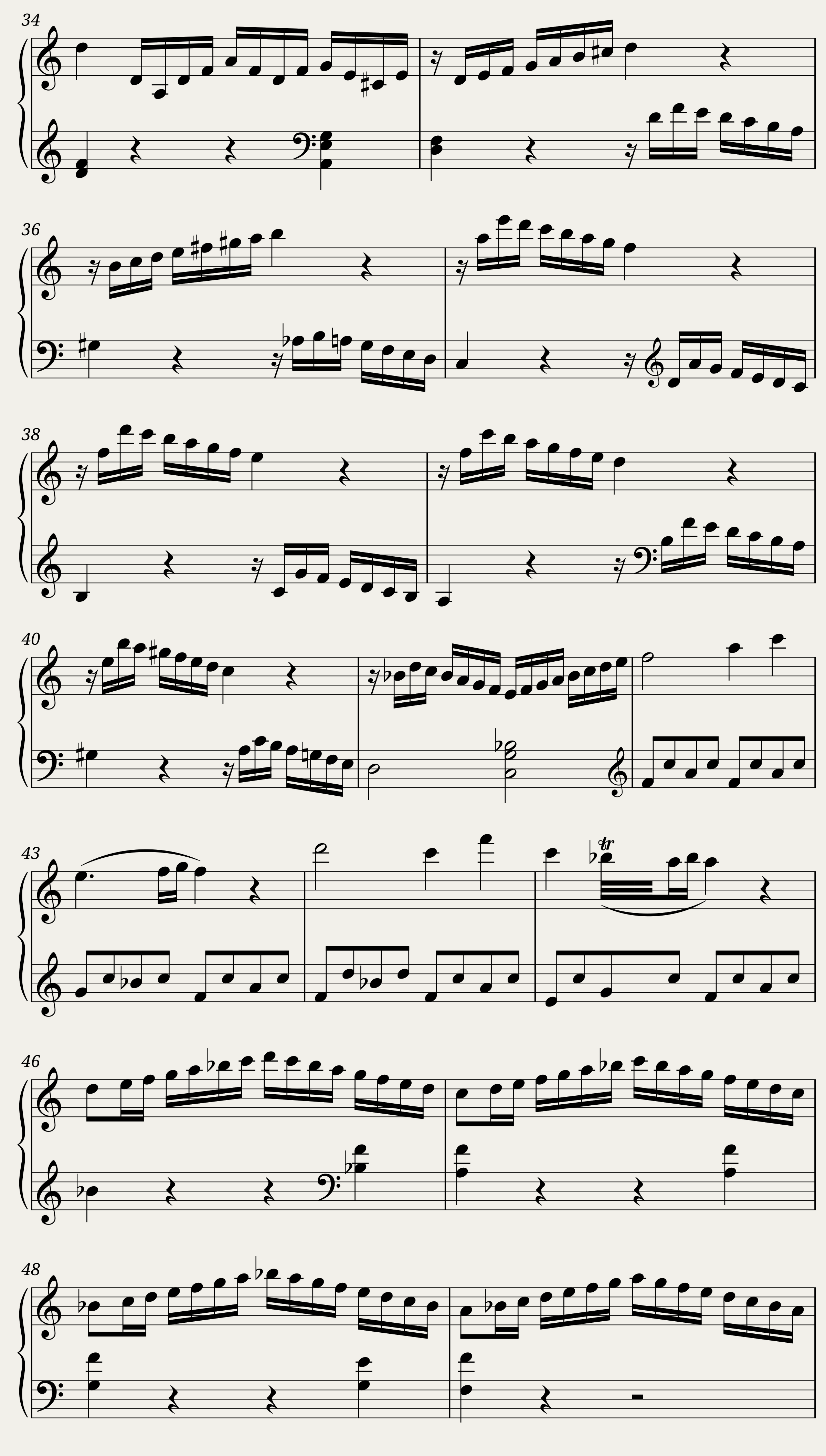Sonata In C Major Wolfgang Amadeus Mozart — 3/10