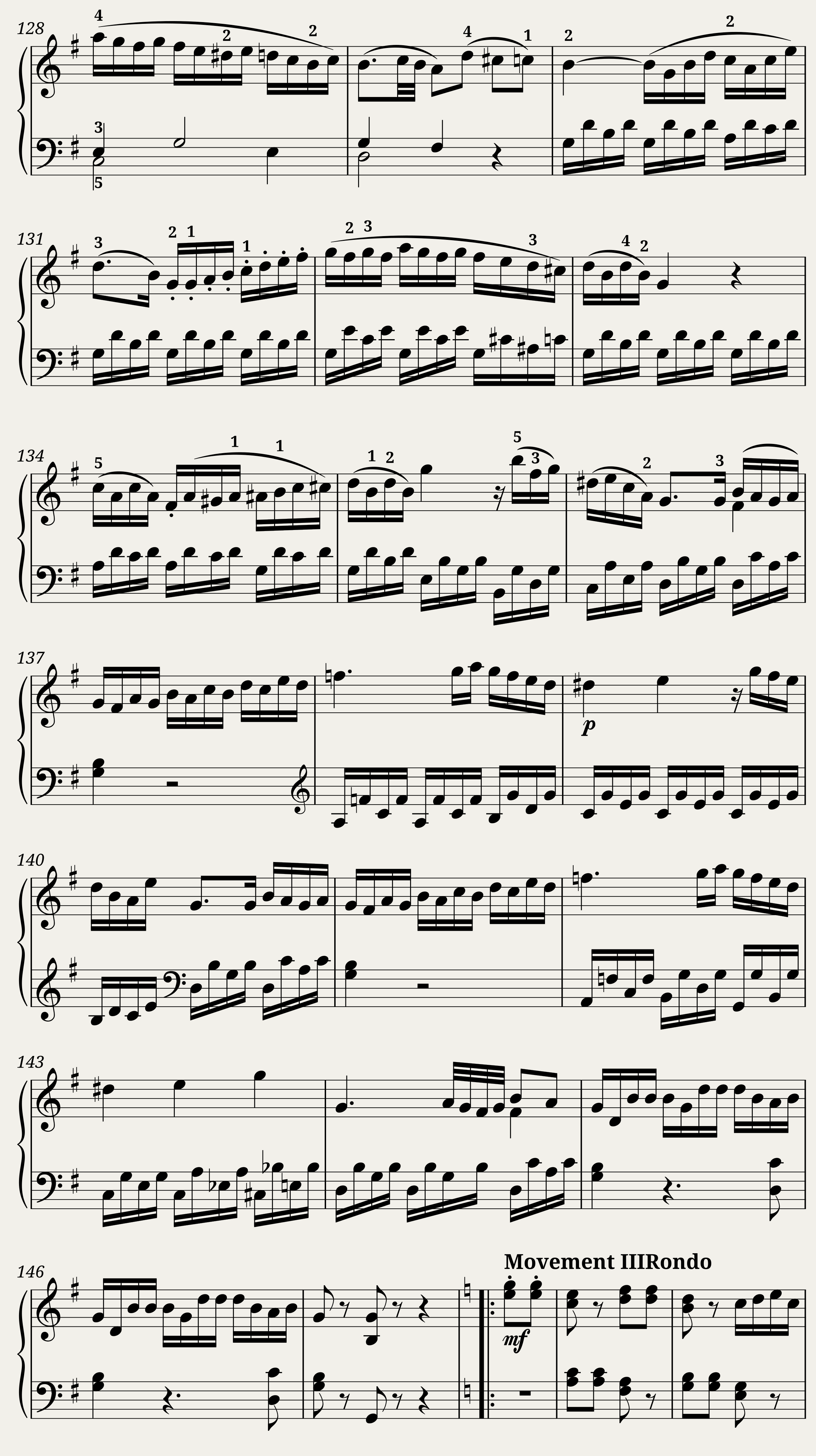 Sonata In C Major Wolfgang Amadeus Mozart — 8/10