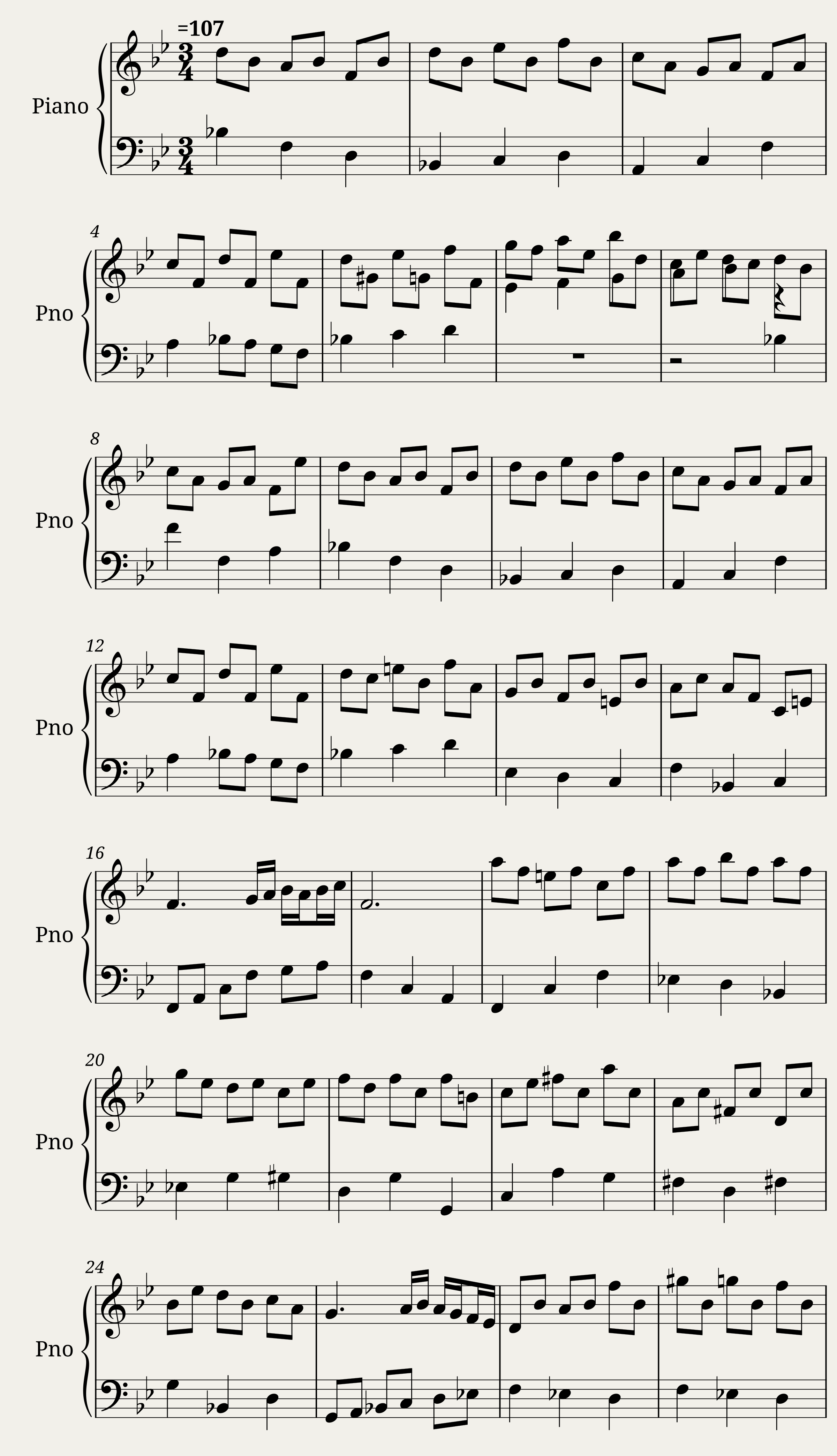 Six Partitas (Clavierubung part I): No. 1 — 1/3