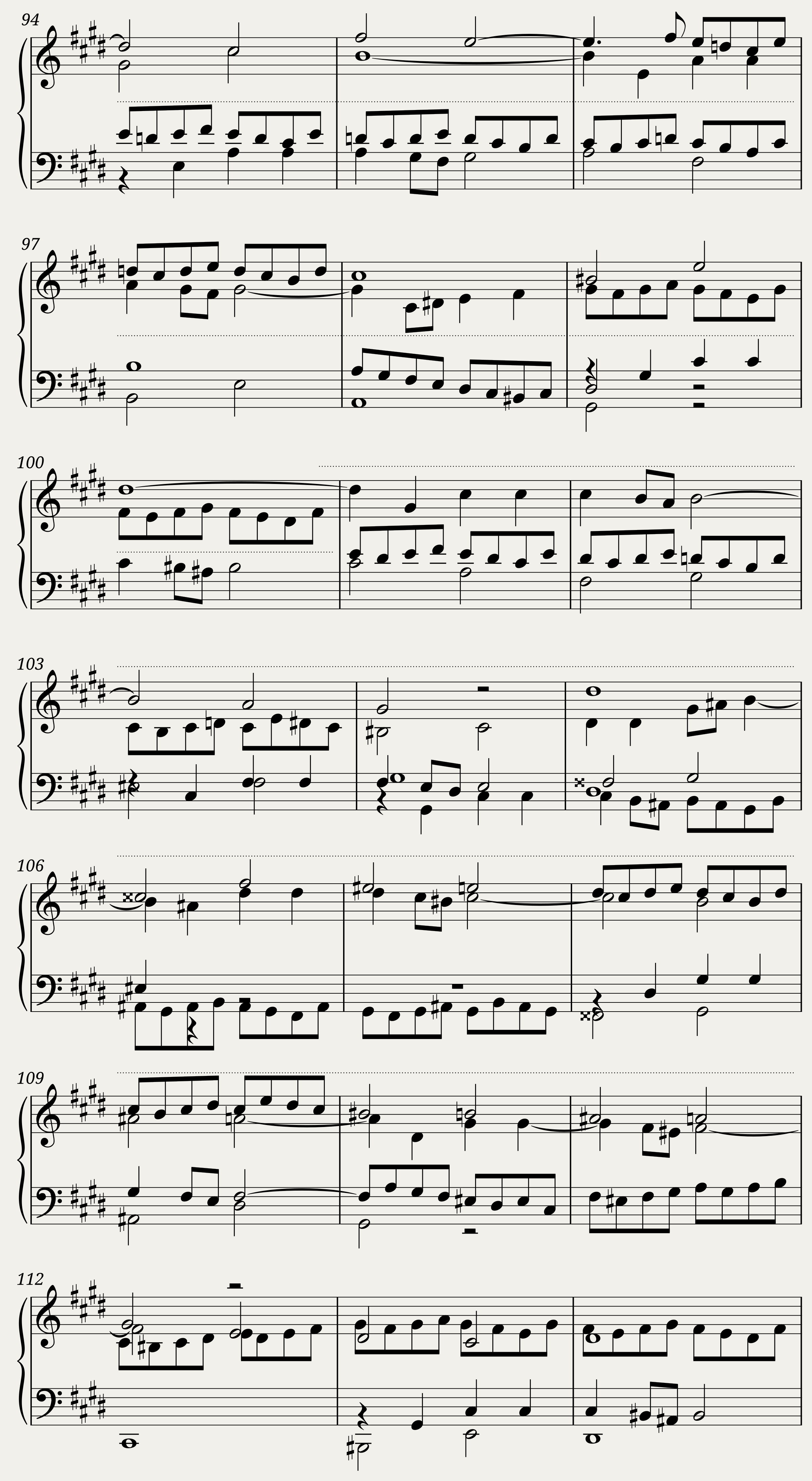 Prelude and Fugue 4 - OpenWTC — 6/7