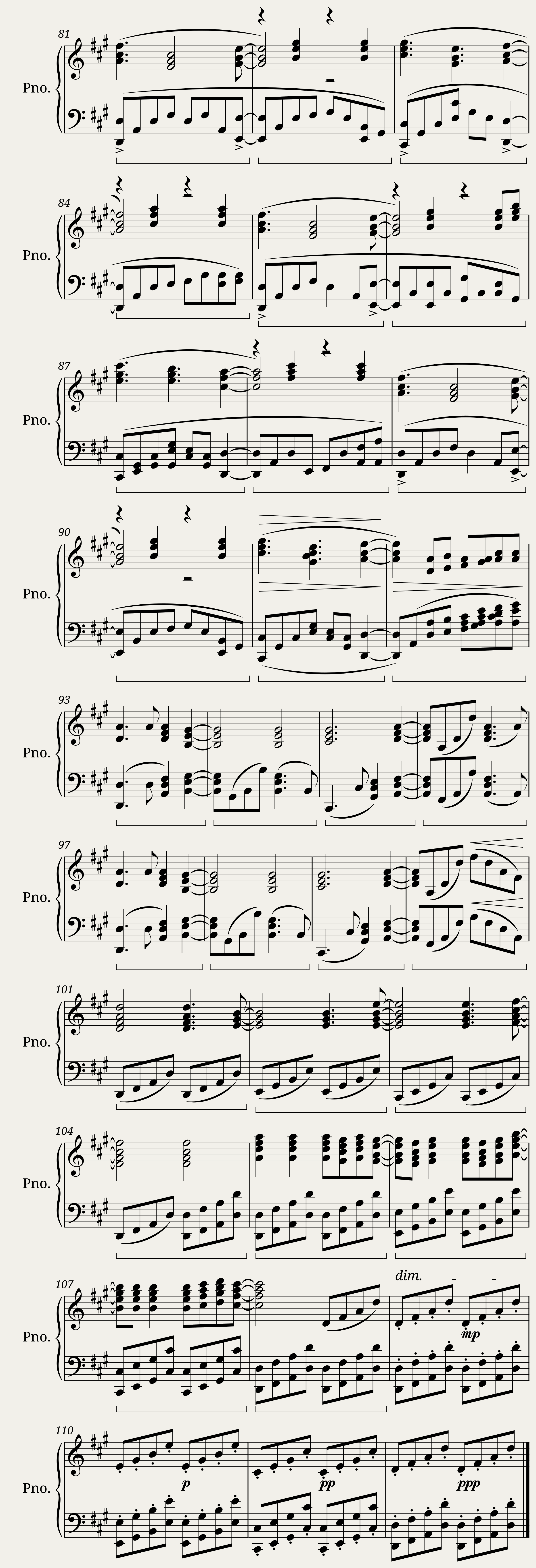 everything i wanted - Billie Eilish (Piano Accompaniment) — 4/4