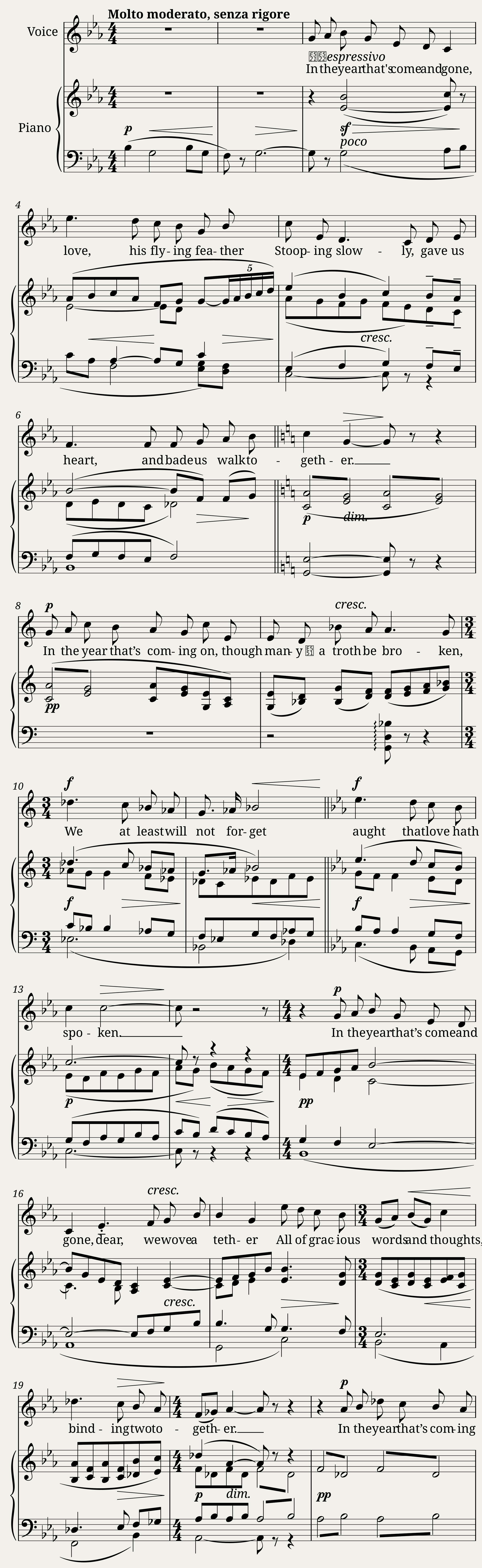 Love blows as the wind blows — 1/9