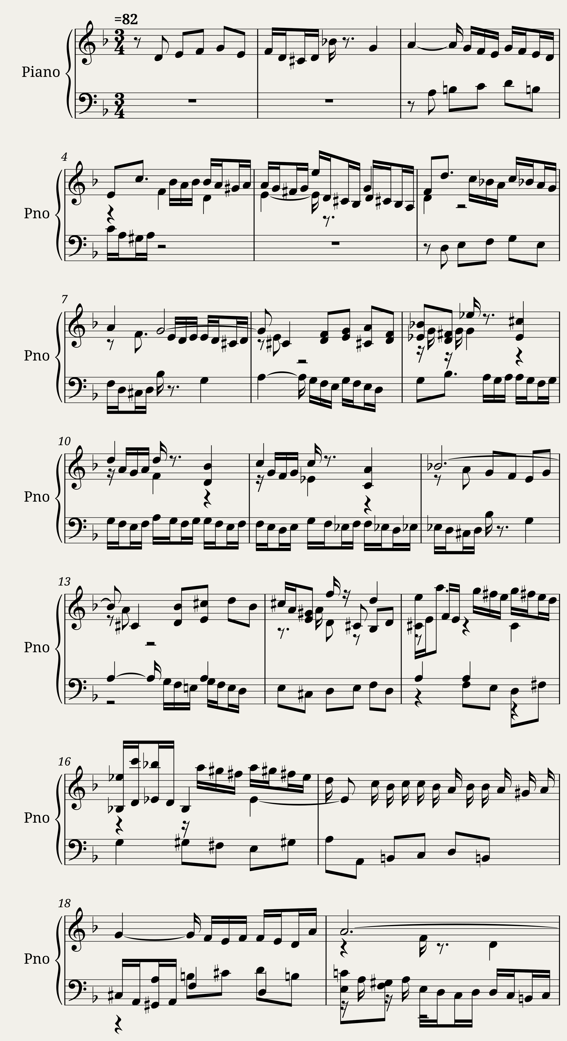 Das Wohltemperierte Clavier I, Fuga VI — 1/2