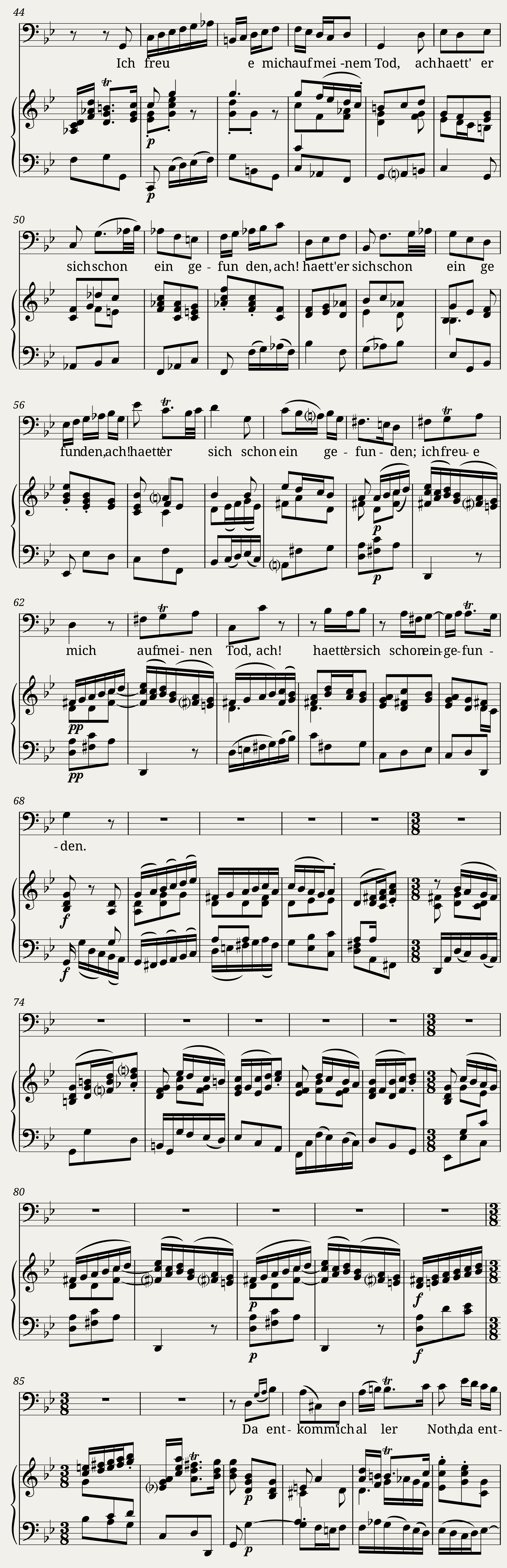 Ich habe genug BWV 82 - Johann Sebastian Bach — 2/5
