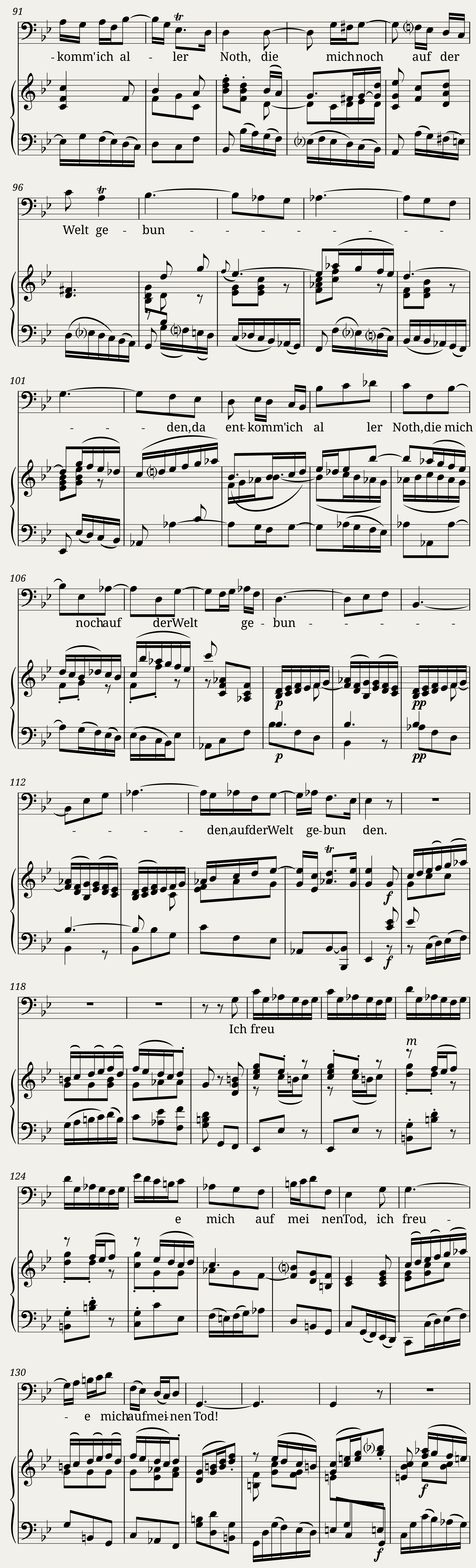 Ich habe genug BWV 82 - Johann Sebastian Bach — 3/5