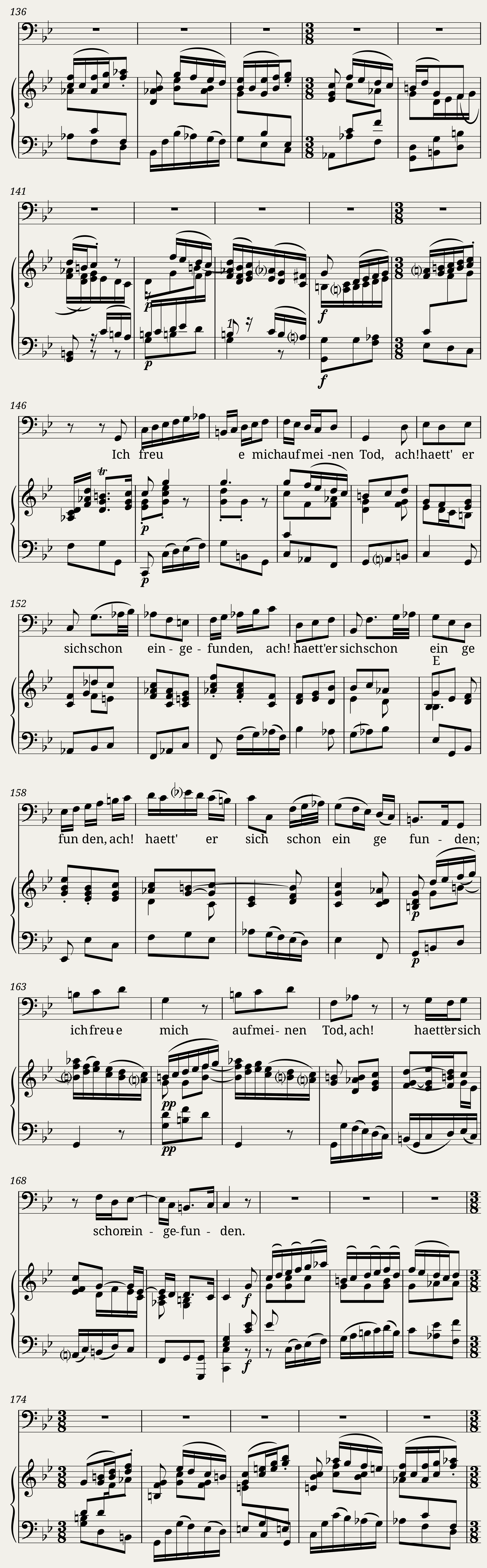 Ich habe genug BWV 82 - Johann Sebastian Bach — 4/5
