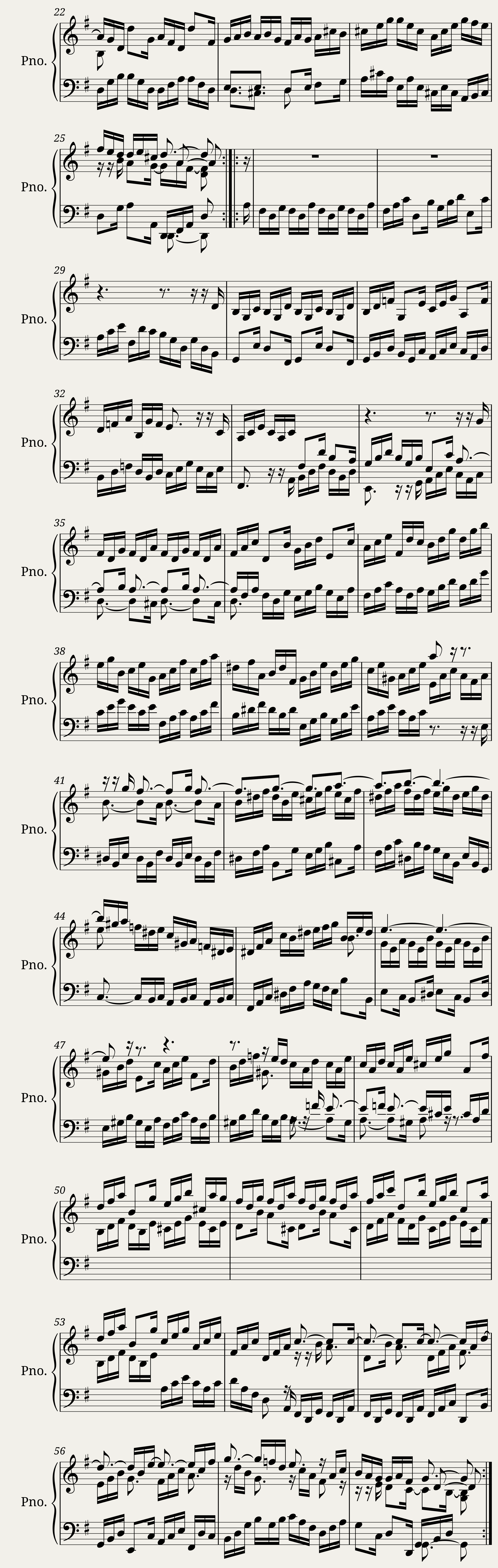 French Suite V: Gigue — 2/2