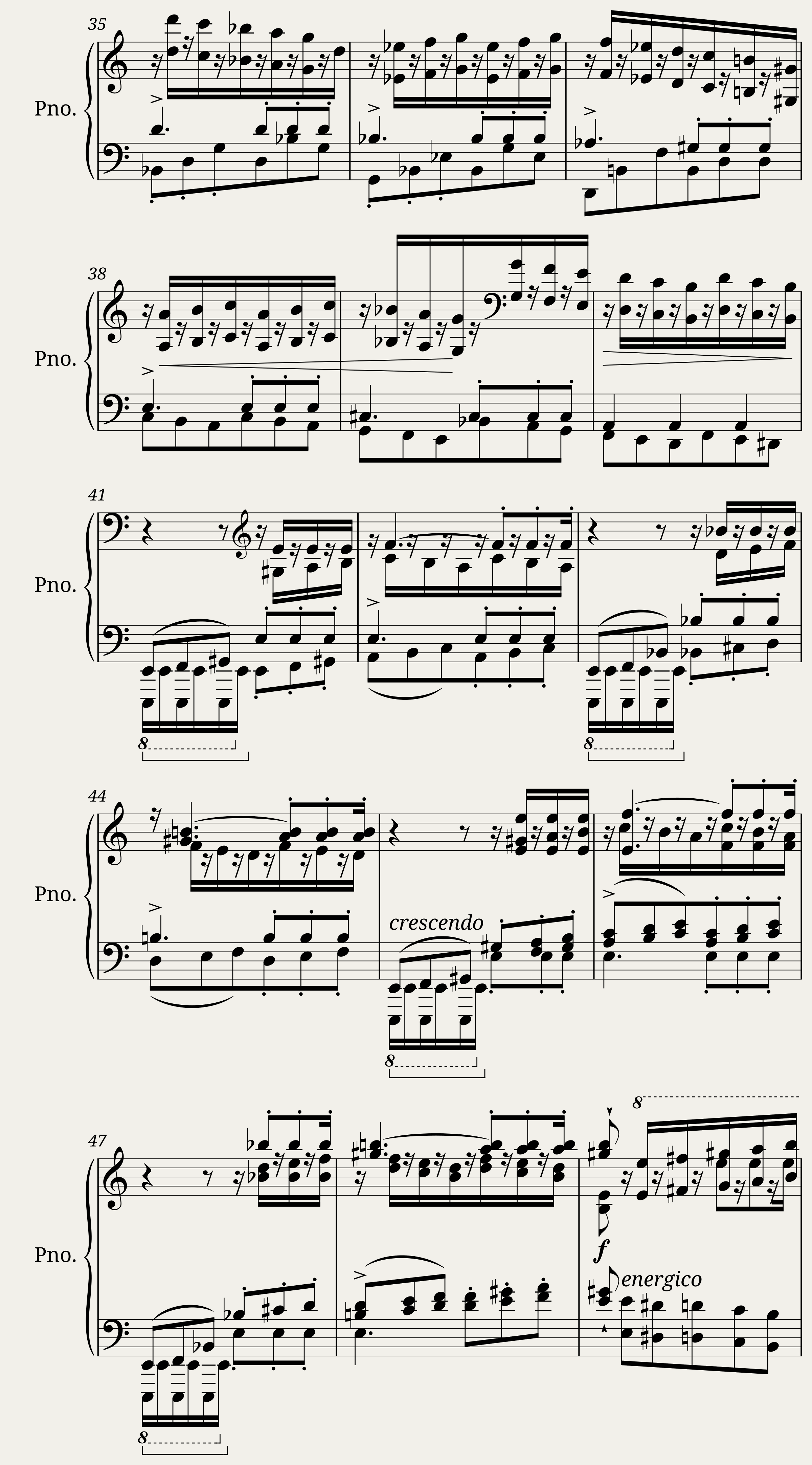 Études d'exécution transcendante S.139/2 Molto Vivace — 3/5
