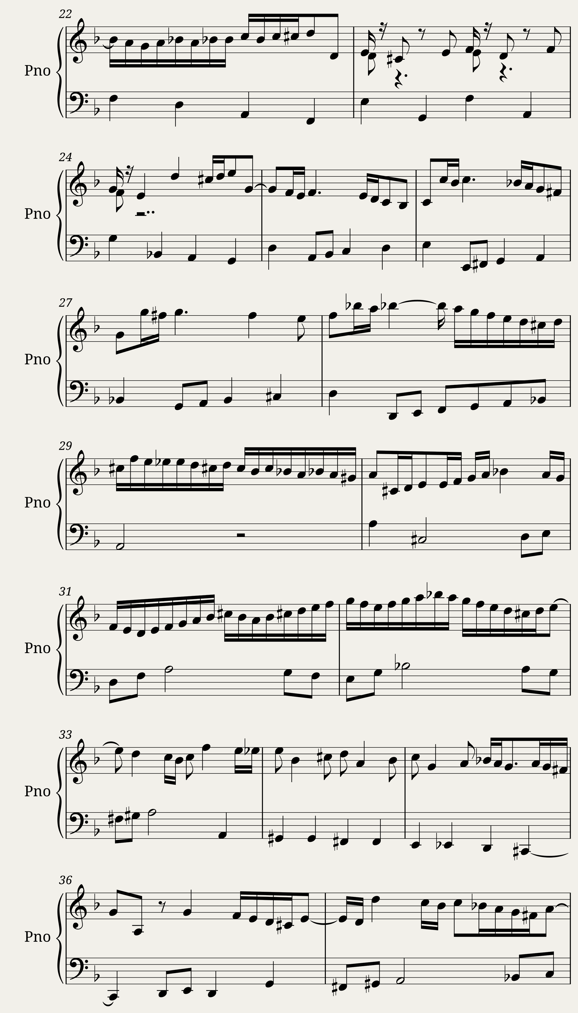 Die Kunst der Fuge, Contrapunctus XV - Canon per Augmentationem in Contrario Motu — 2/6