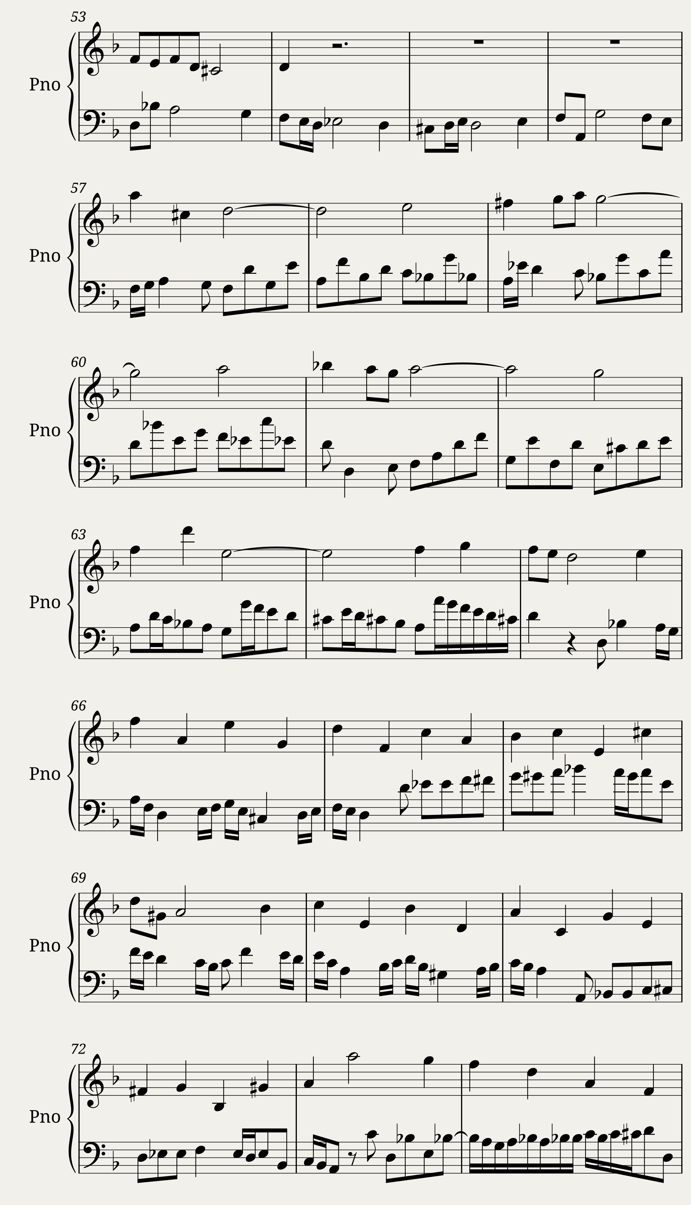 Die Kunst der Fuge, Contrapunctus XV - Canon per Augmentationem in Contrario Motu — 4/6