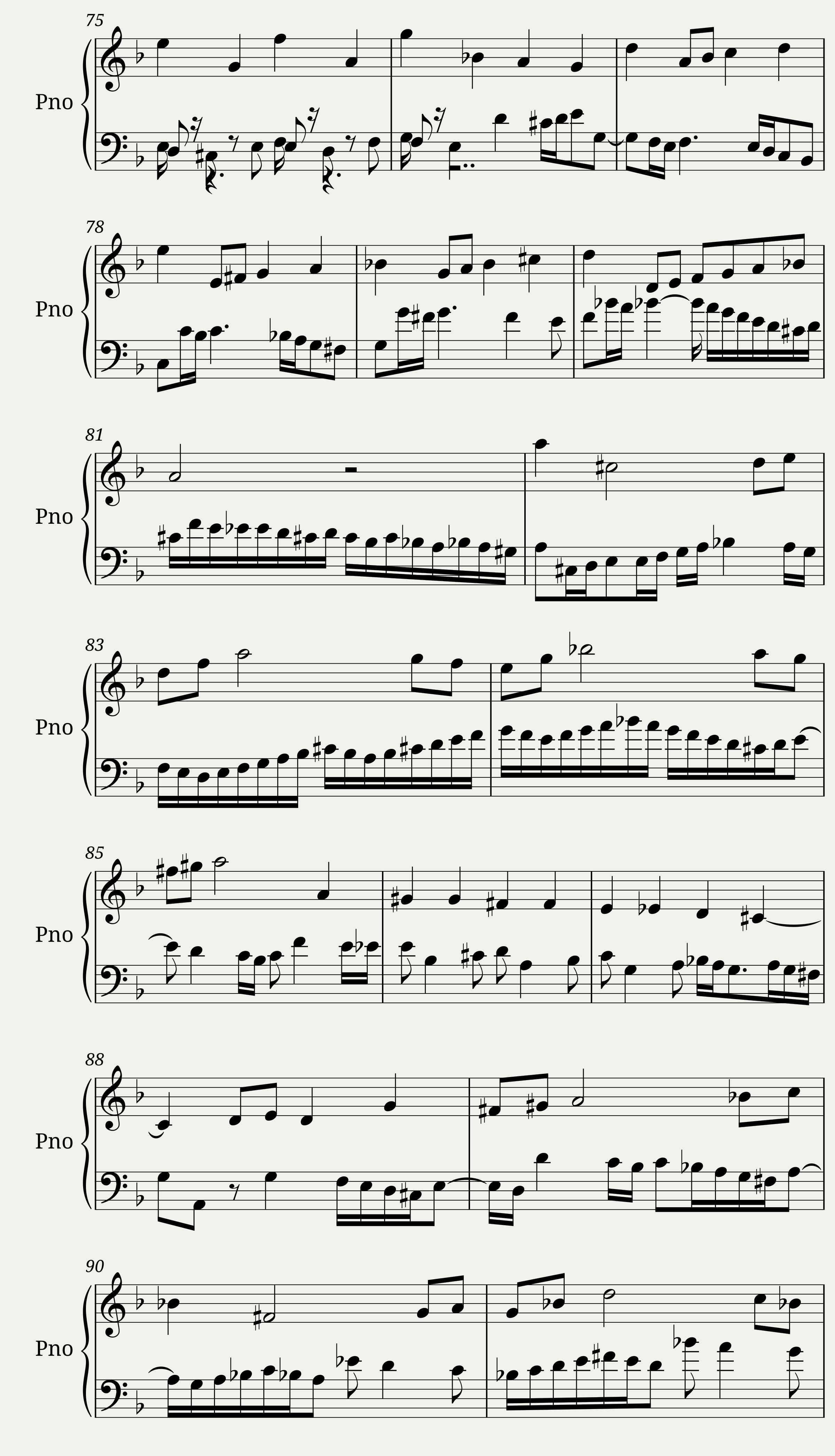 Die Kunst der Fuge, Contrapunctus XV - Canon per Augmentationem in Contrario Motu — 5/6