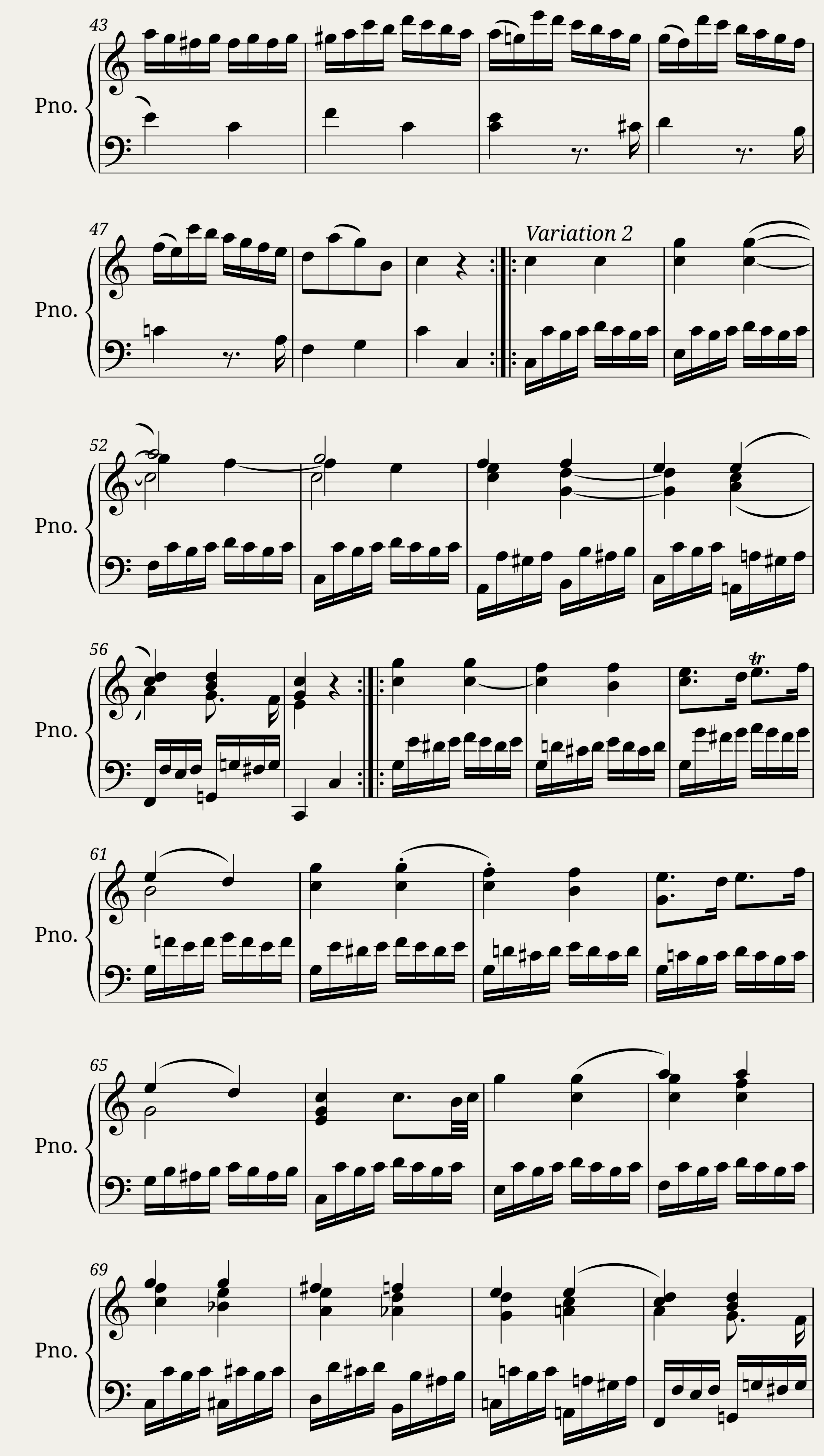Mozart - Minuet & Trio - K. 1 — 2/3