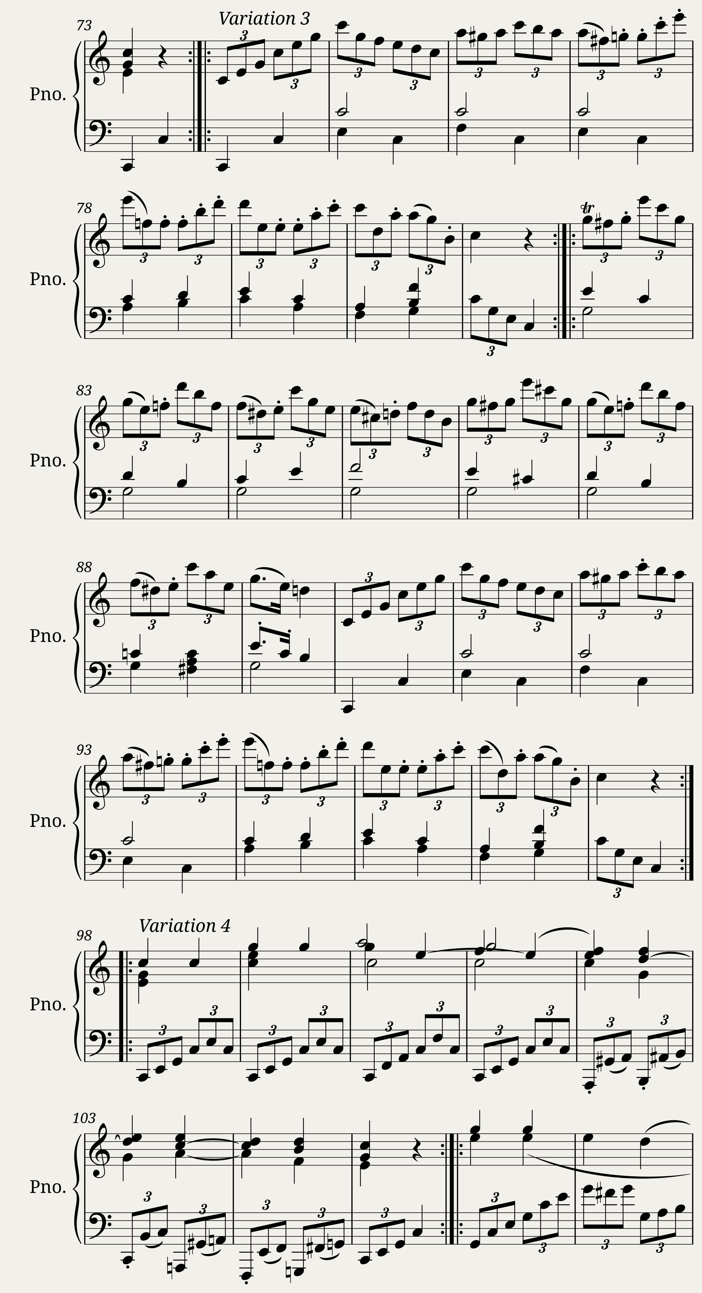 Mozart - Minuet & Trio - K. 1 — 3/3