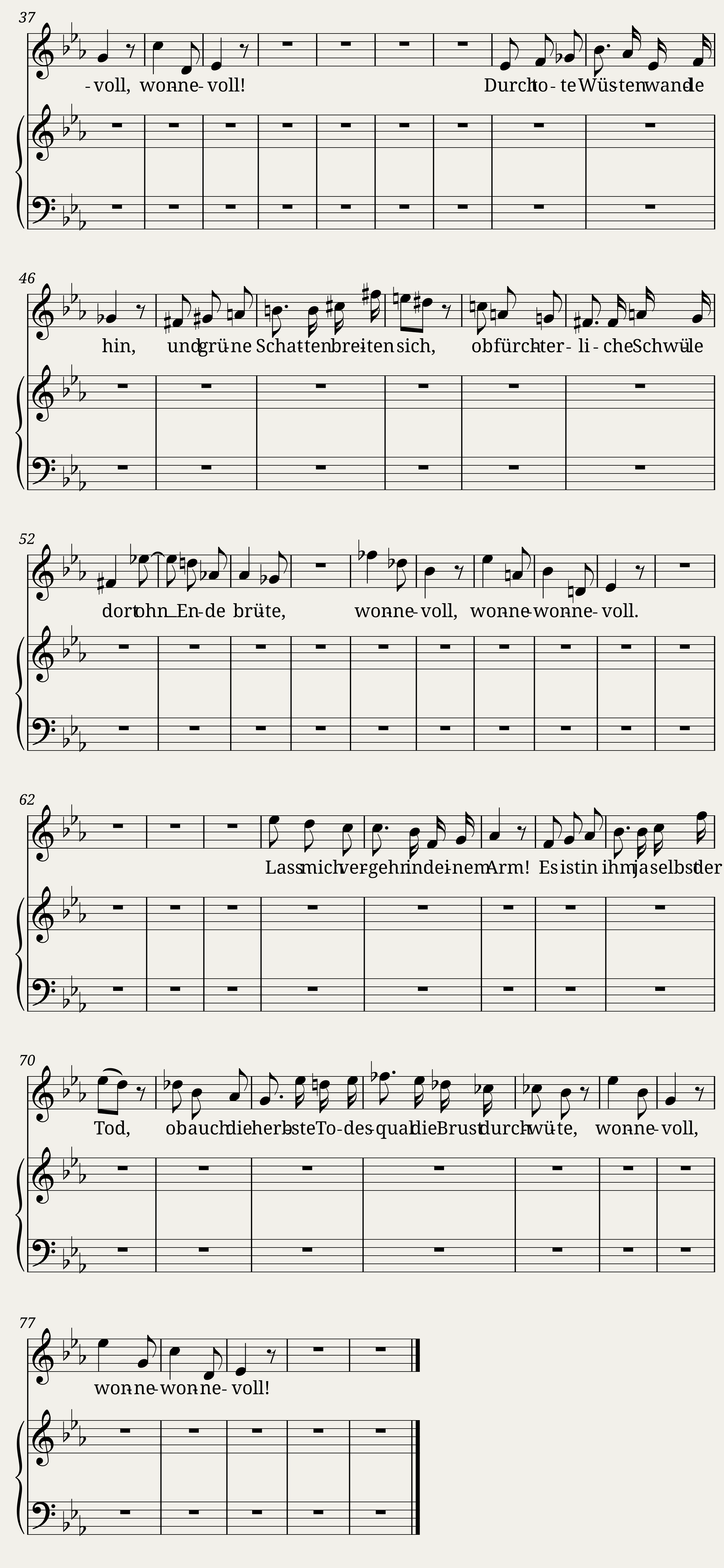 Brahms Johannes - 9 Lieder und Gesänge Op.32 No.9 - Wie bist du meine Königin — 2/2