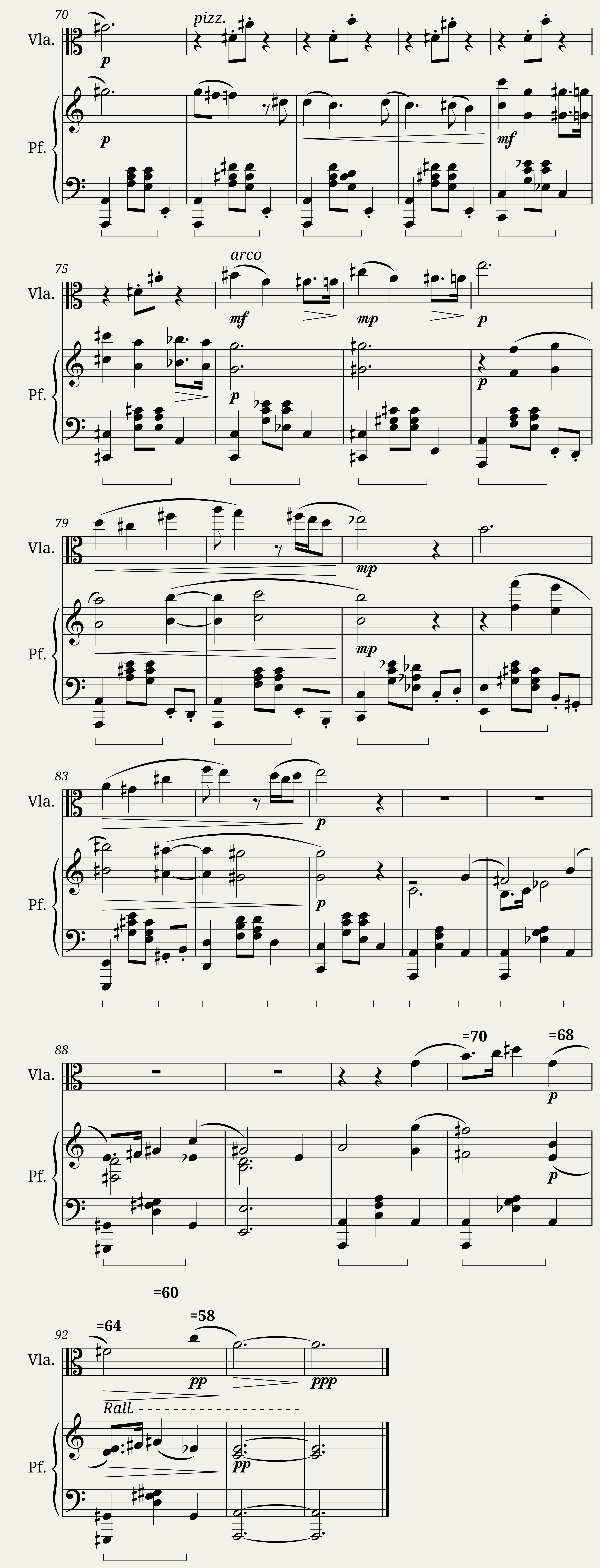 Cantilena per pianoforte e viola Opus 27 — 3/3
