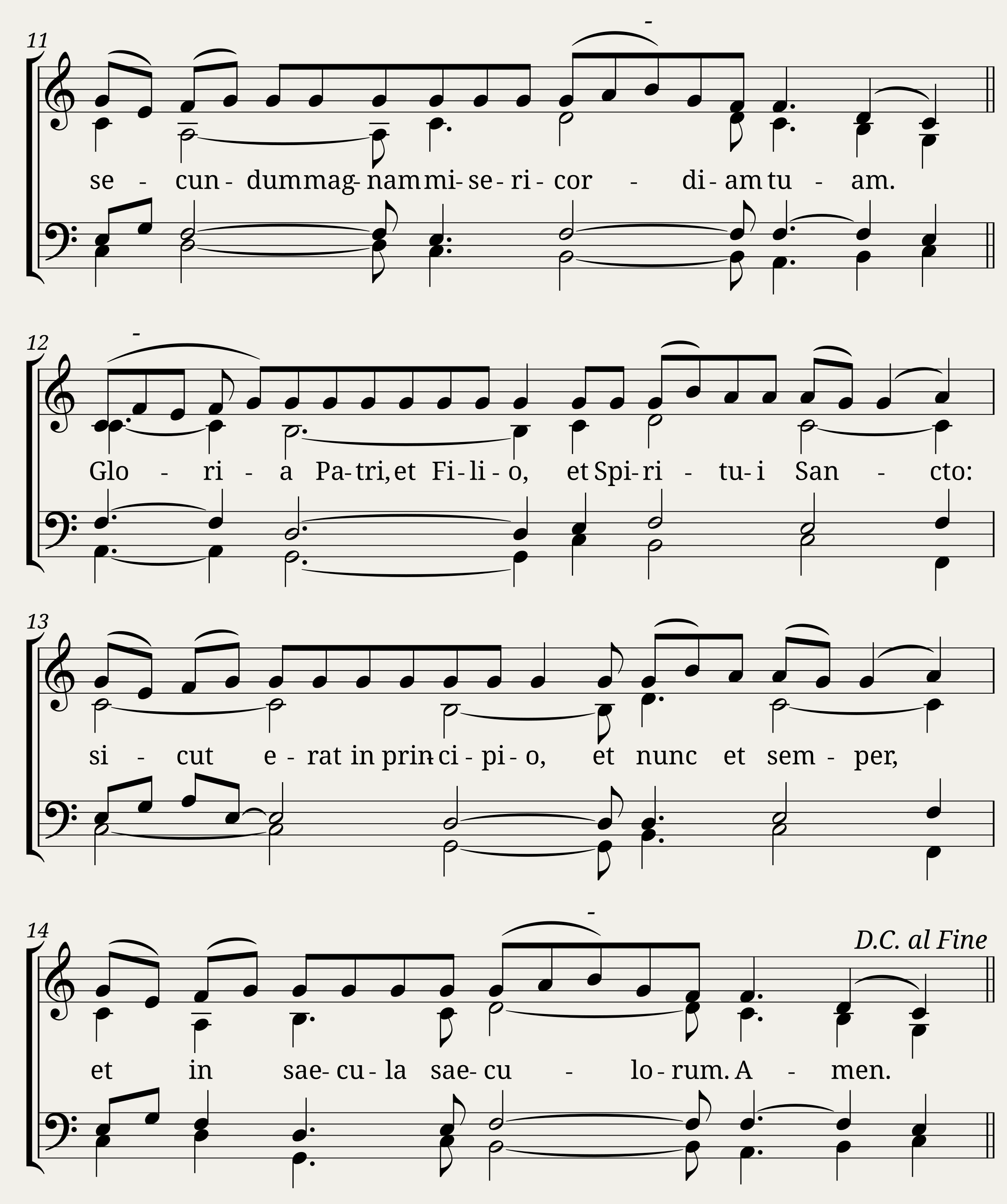 Asperges me Domine (Gregorian chant) - Anonymous (Gregorian chant) — 2/2