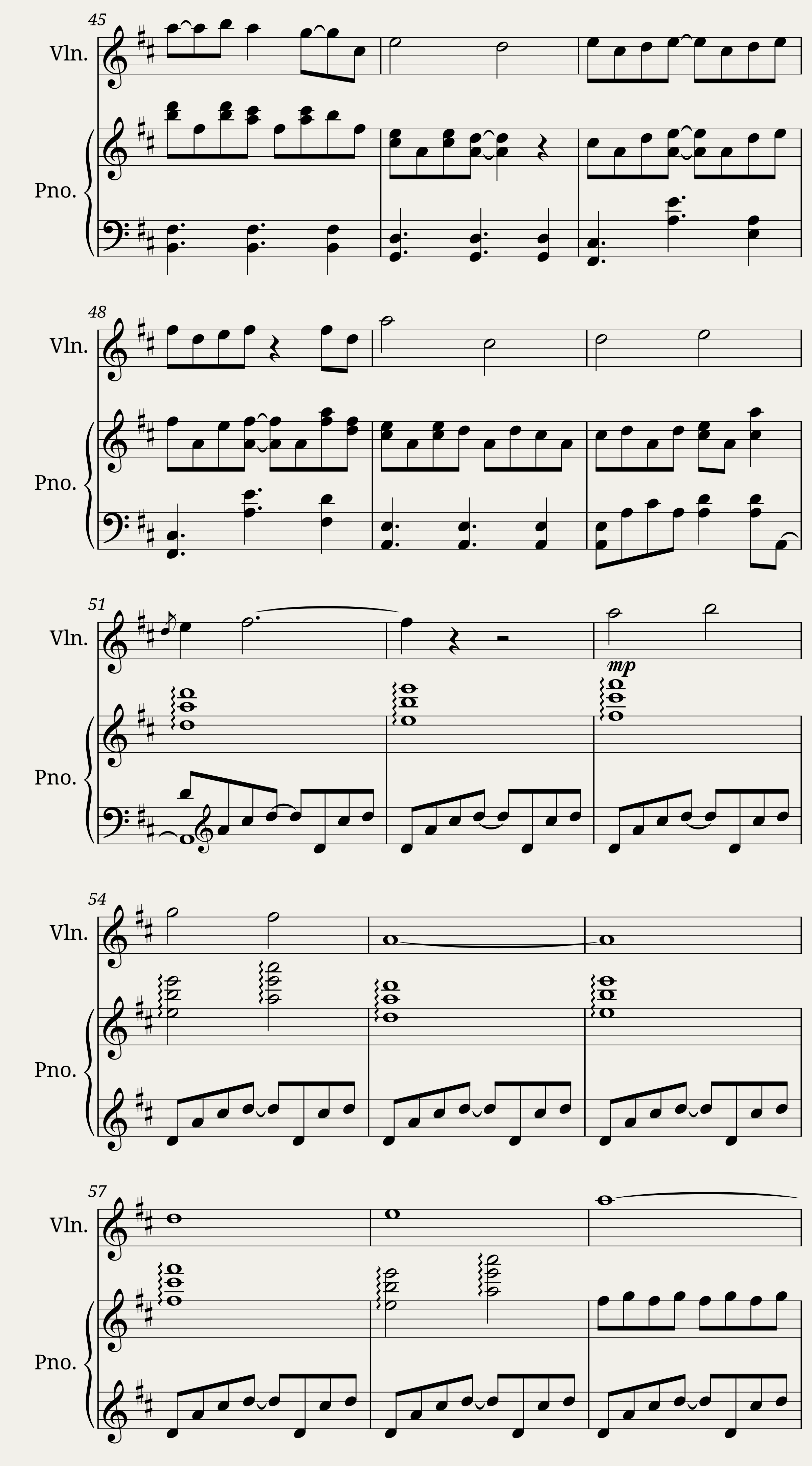[WIP] Nine Point Eight - Mili (Violin and Piano) — 4/5