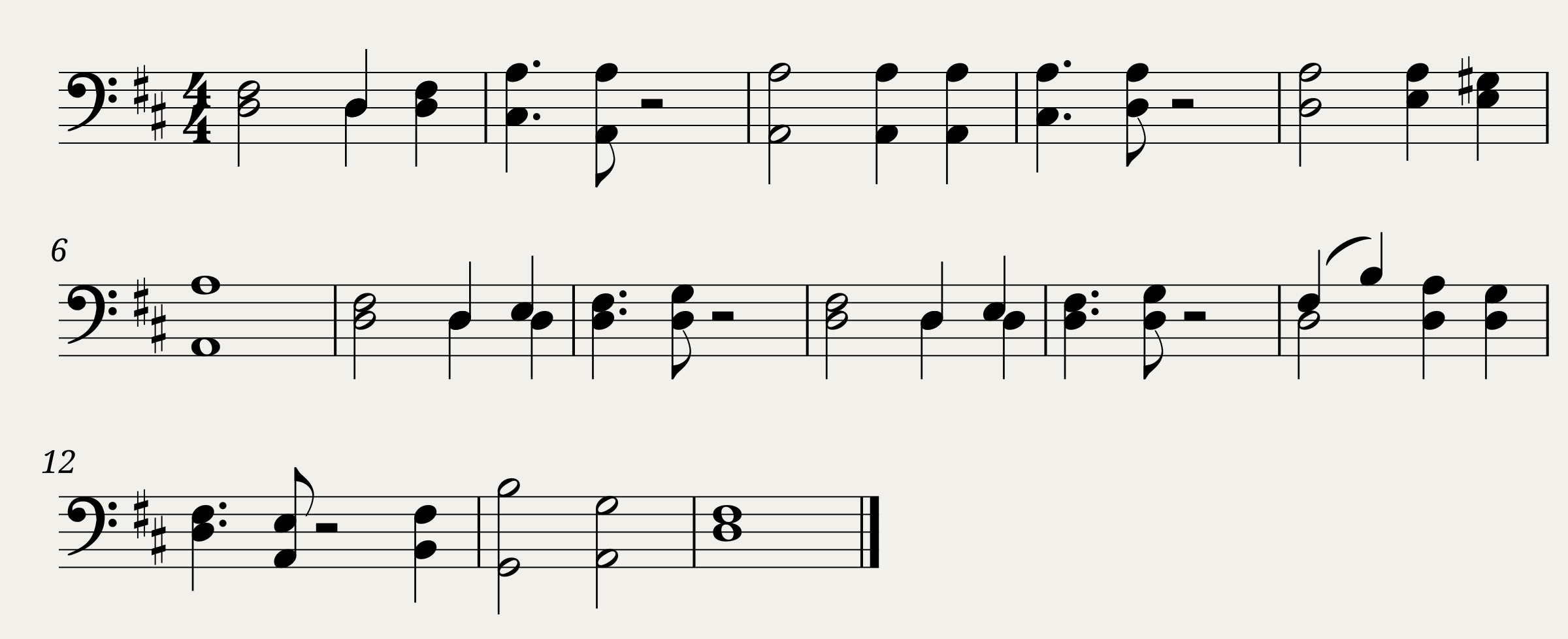 My Faith Looks Up To Thee; TENOR BASS