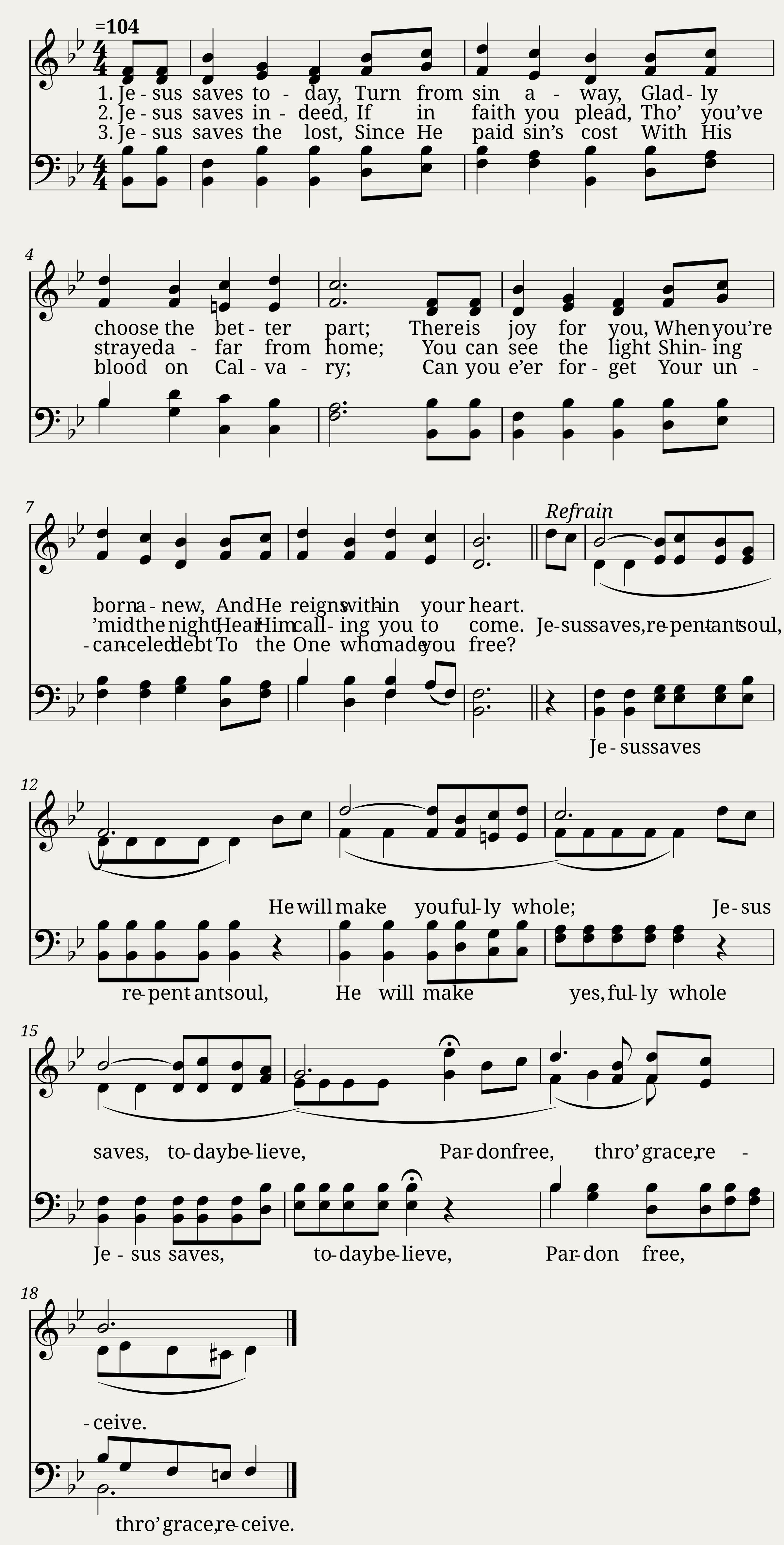 Jesus saves (leigh) - B. E. Jackson