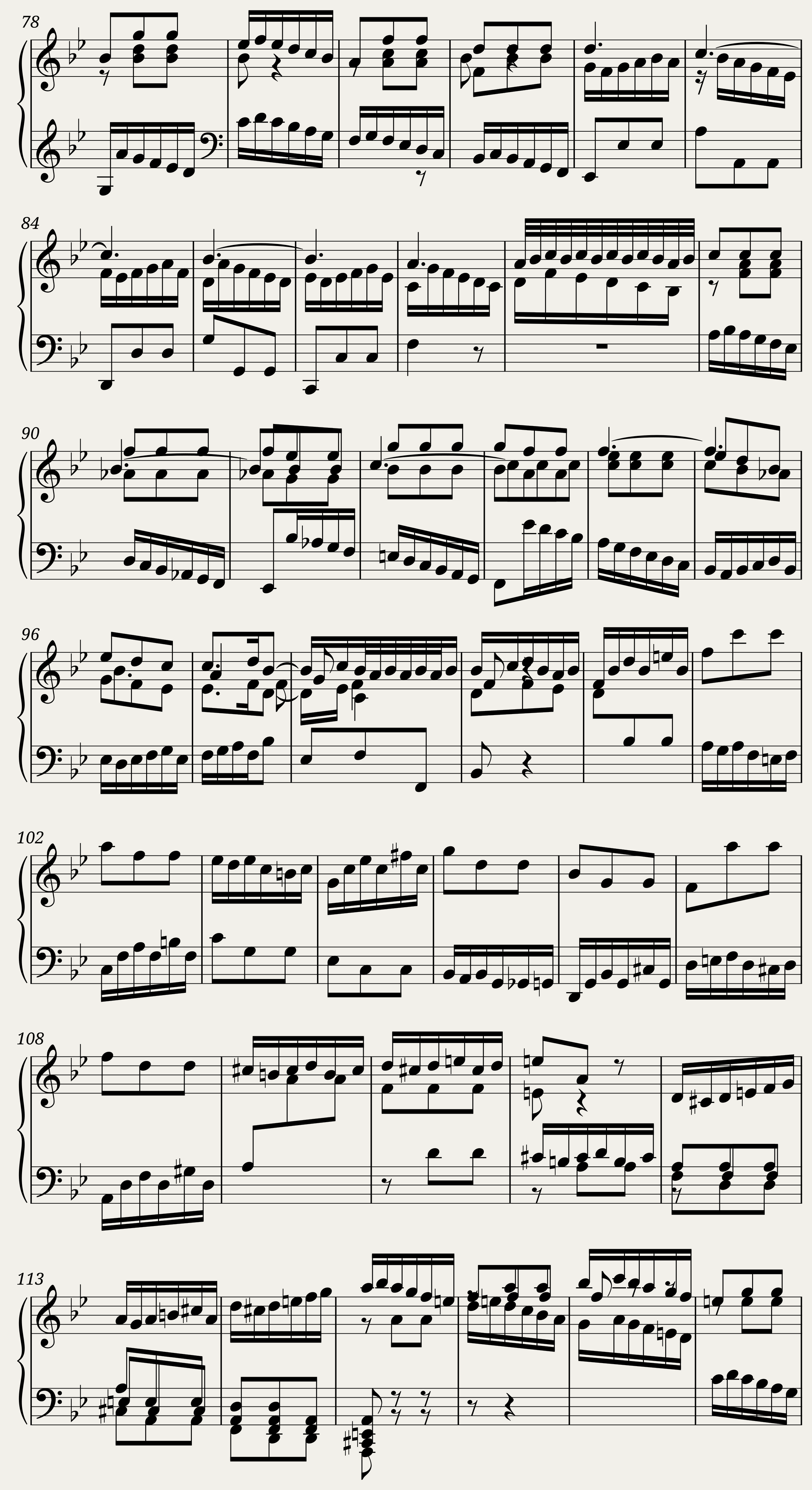 BWV 808: The English suite III Prelude as inspired by Ivo Pogorelich — 3/5