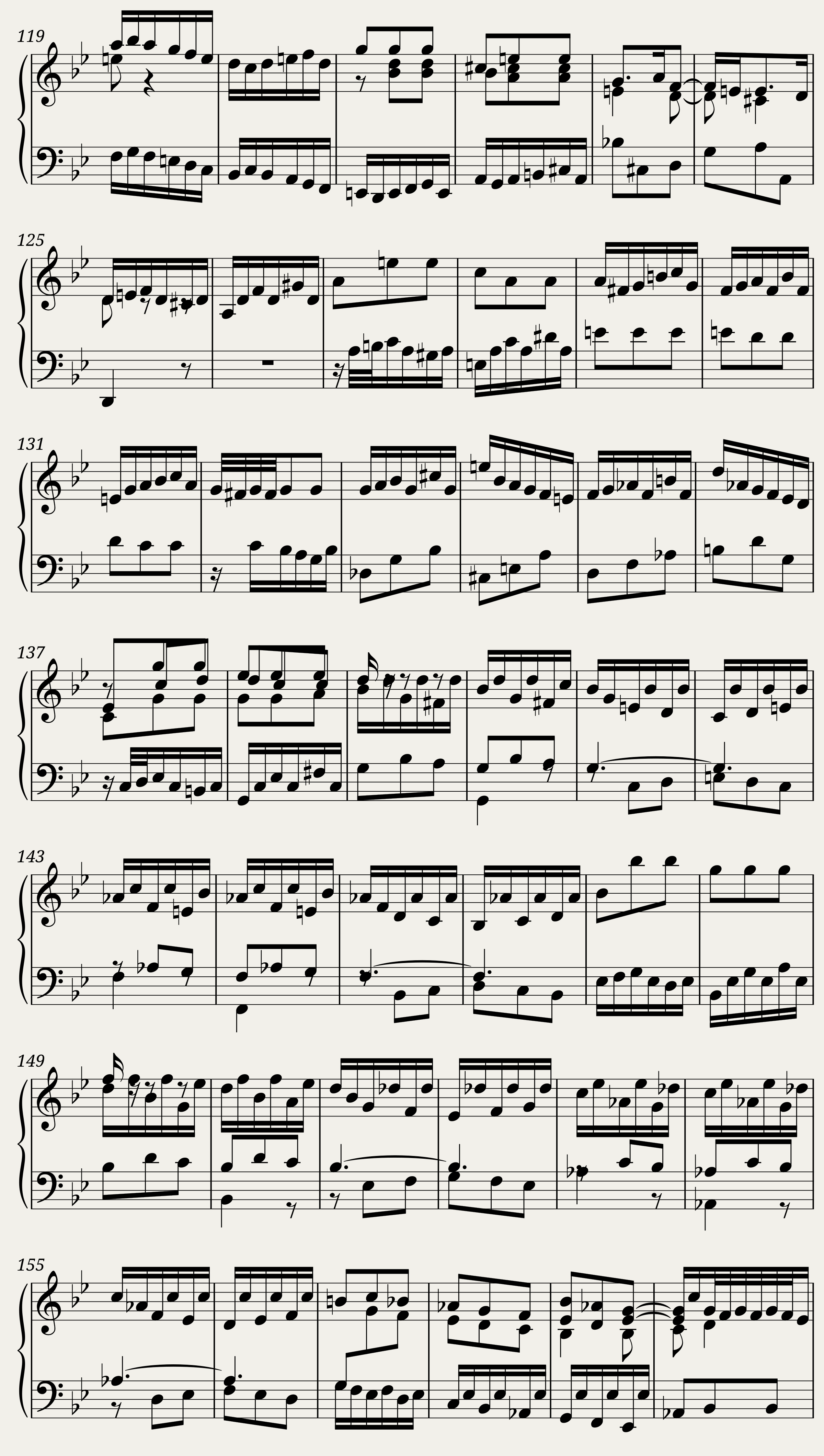 BWV 808: The English suite III Prelude as inspired by Ivo Pogorelich — 4/5
