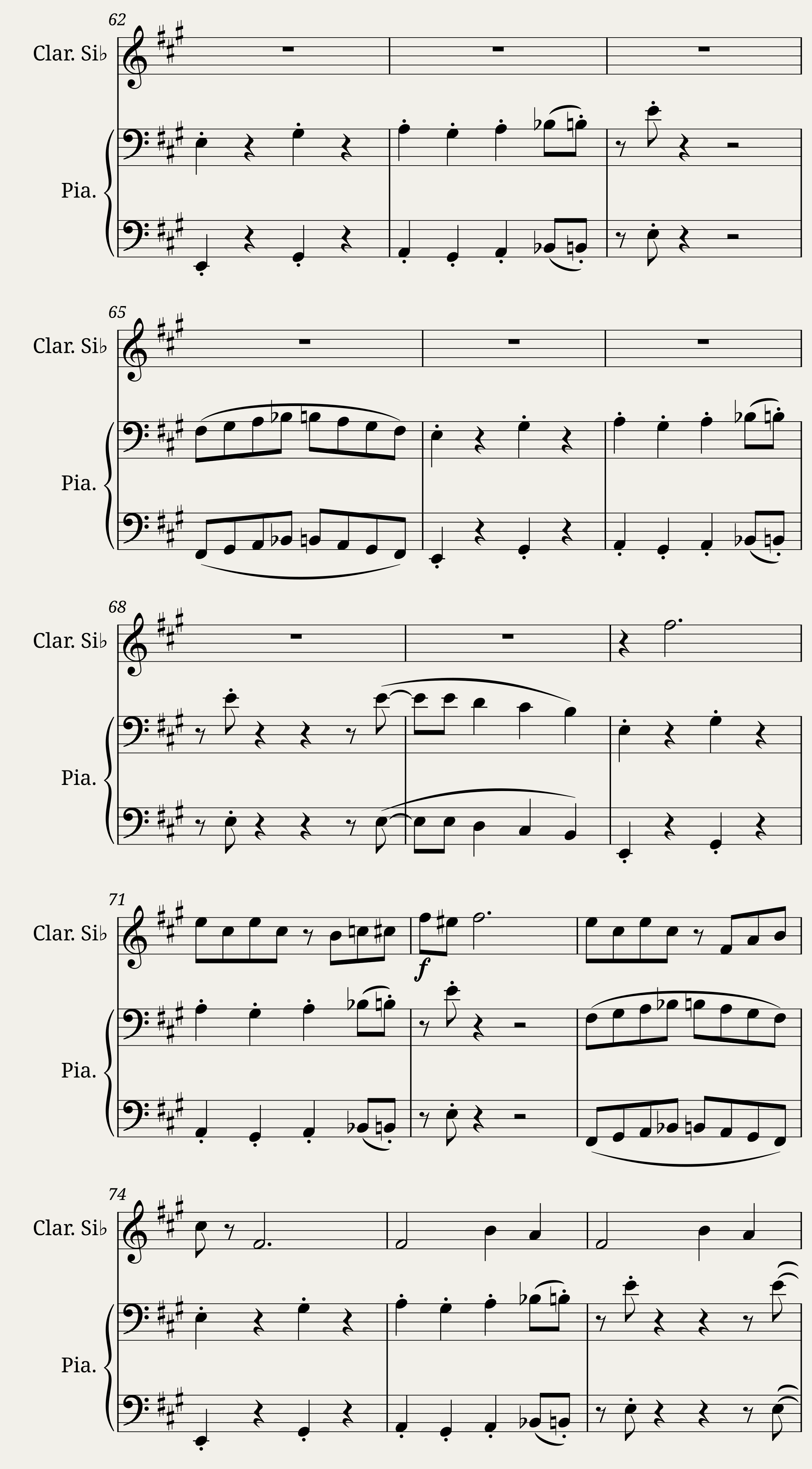 Sing Sing Sing - Piano + clarinet — 5/7