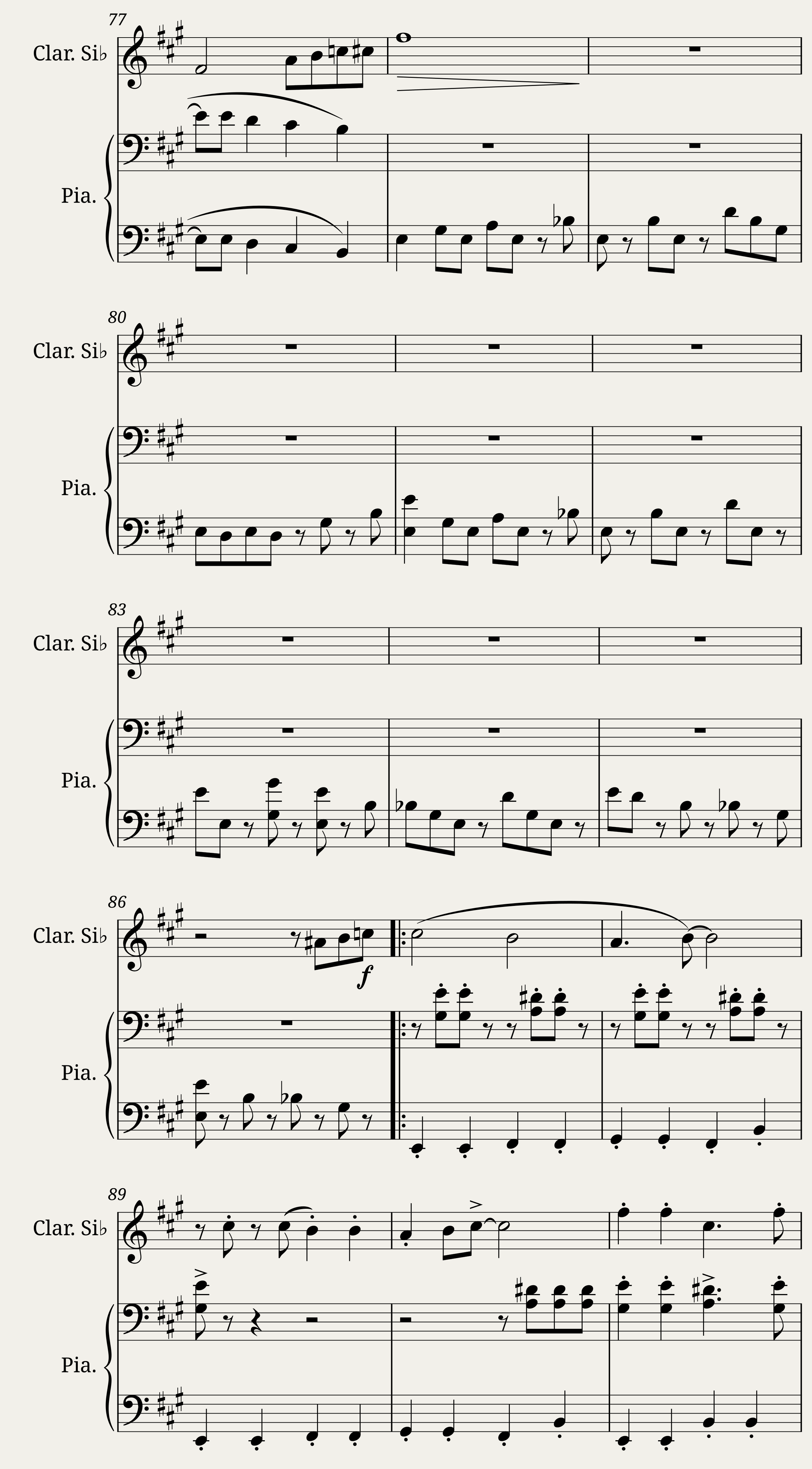 Sing Sing Sing - Piano + clarinet — 6/7