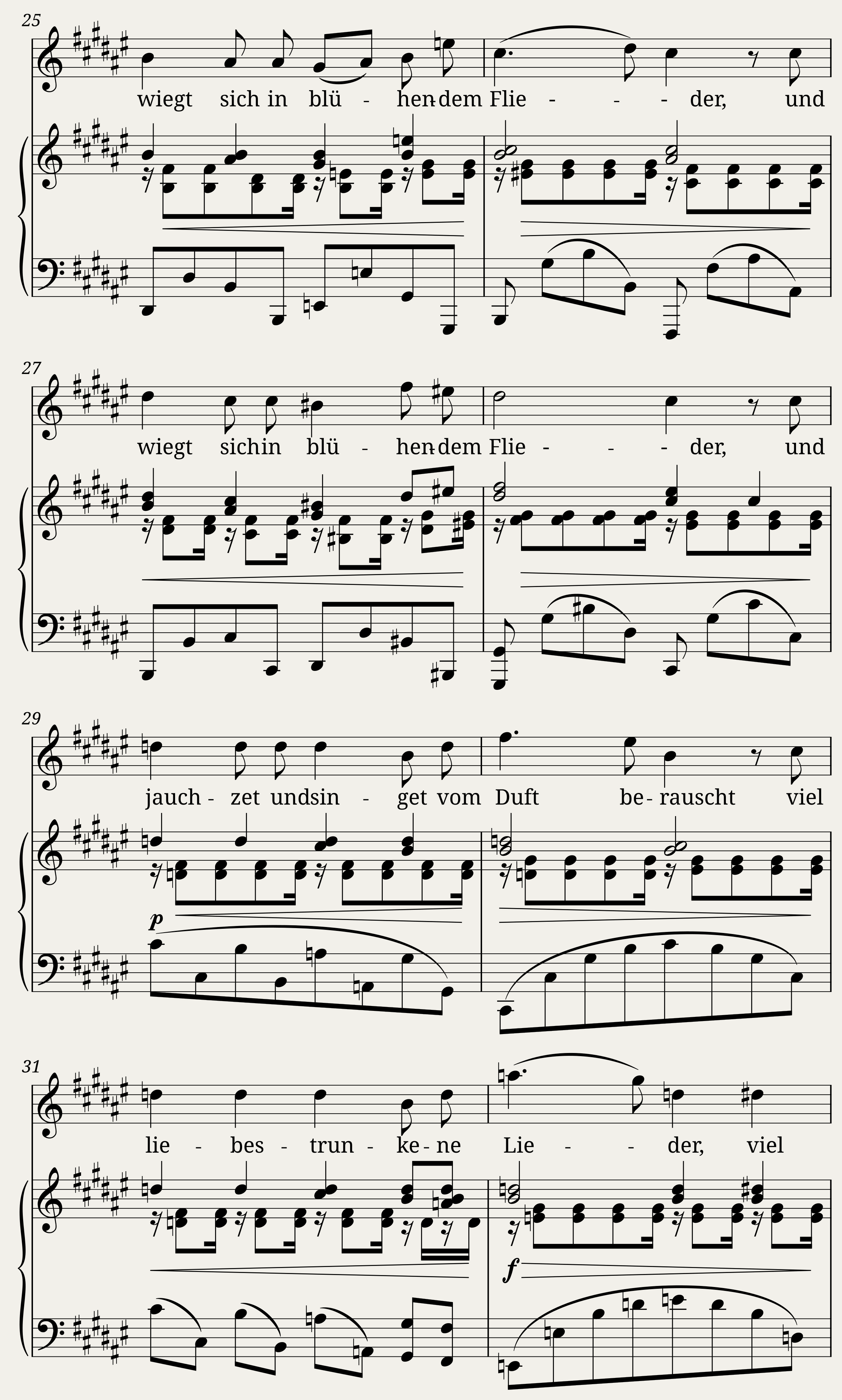 Junge Lieder I — 3/4