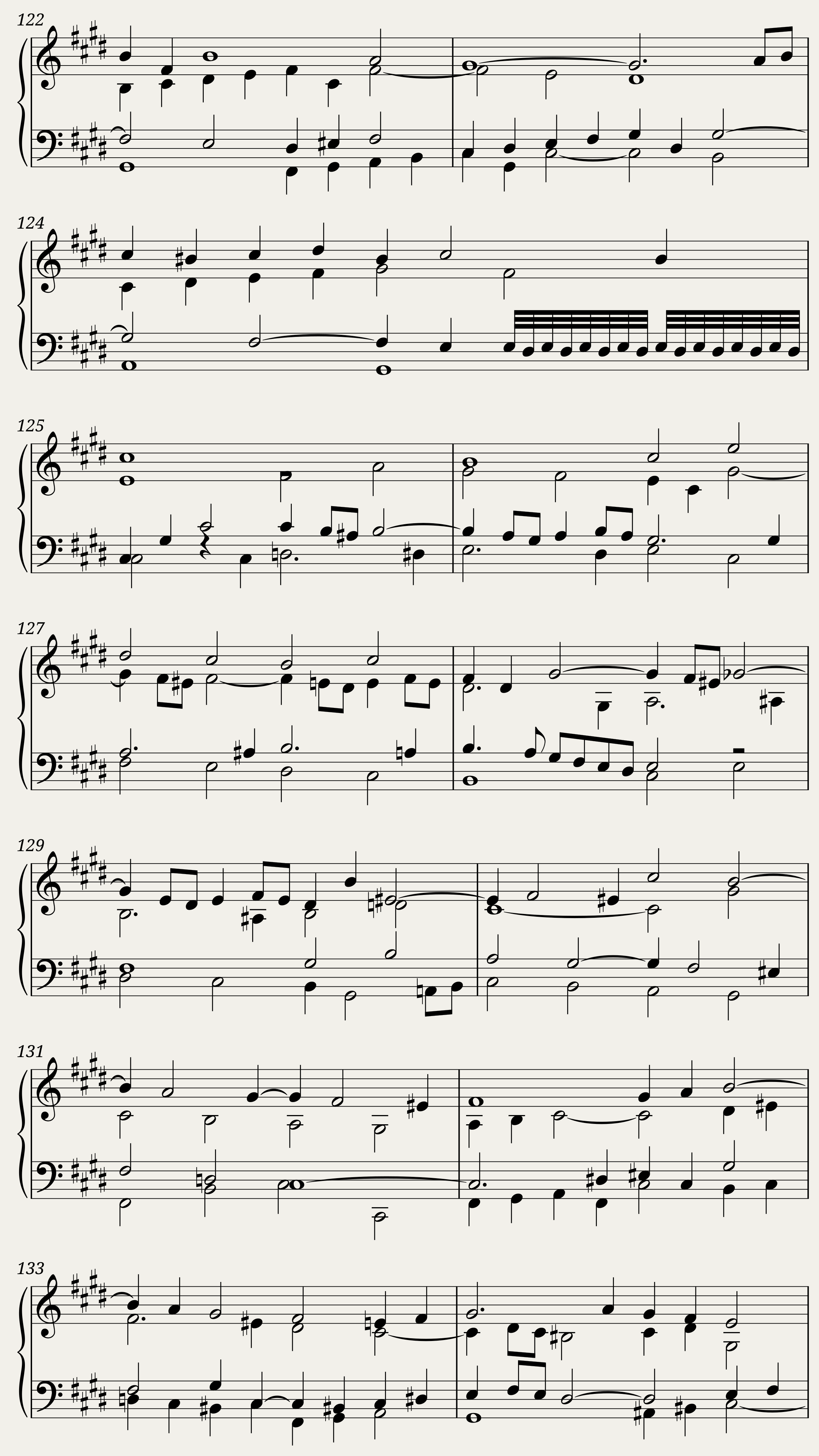 BWV 878: The Well-tempered Clavier Book II - IX (A = 415 Hz) — 7/8