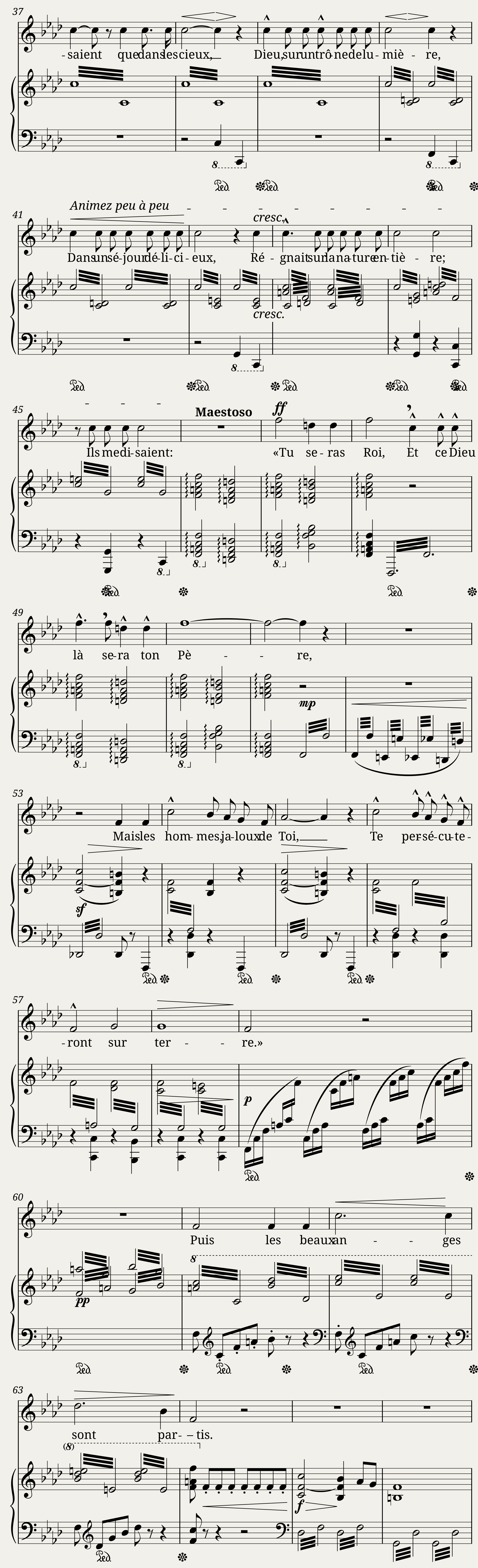Le rêve de Jésus, VWV 1074 — 3/5