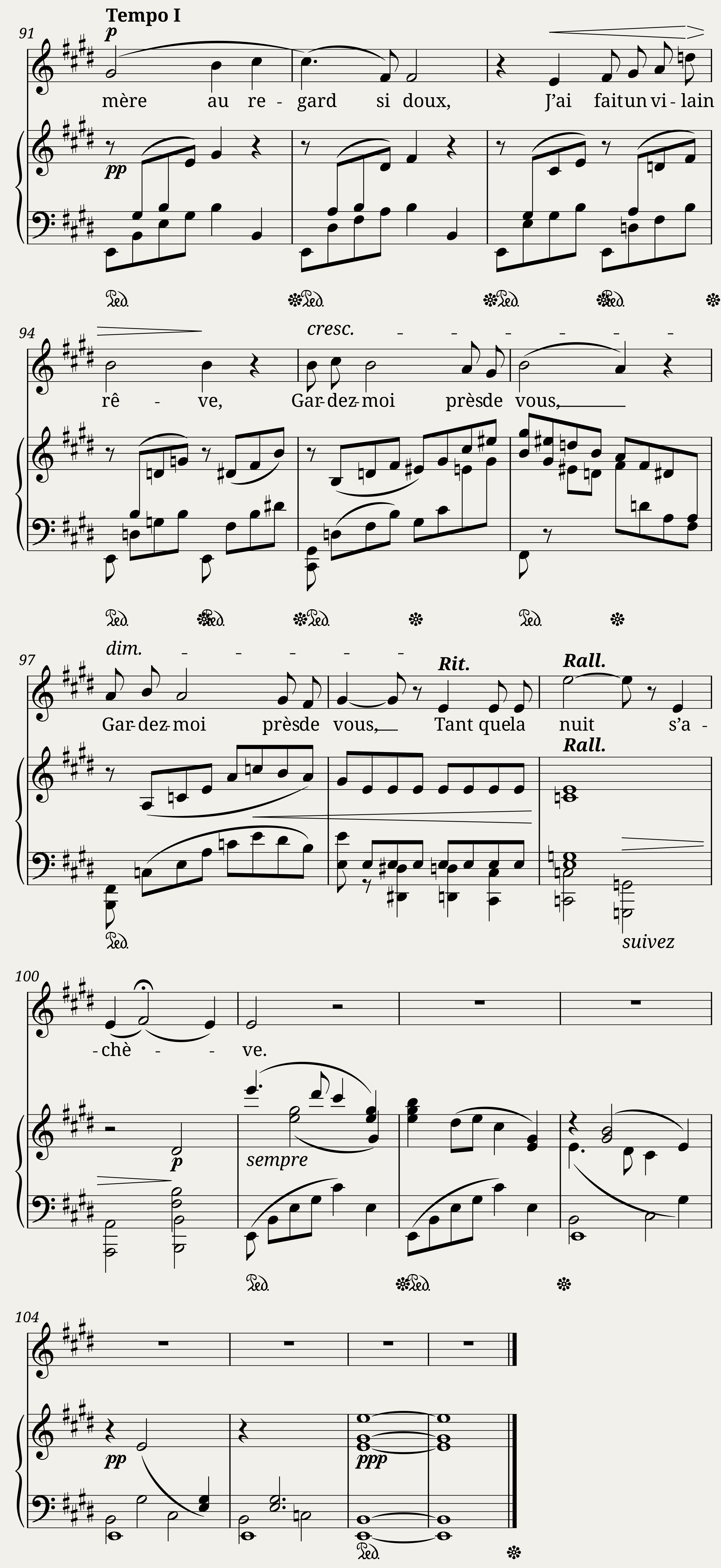 Le rêve de Jésus, VWV 1074 — 5/5