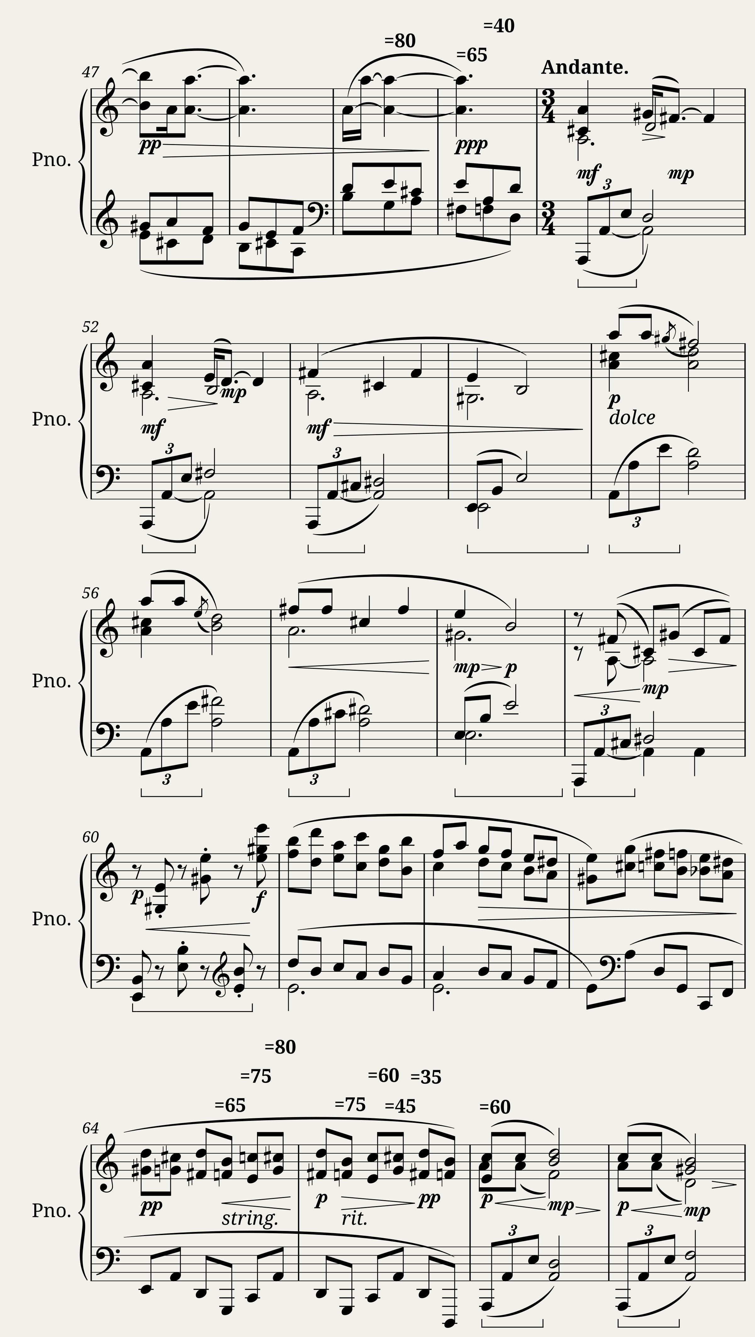 Intermezzo Op. 116 No. 2 (Johannes Brahms) — 2/3