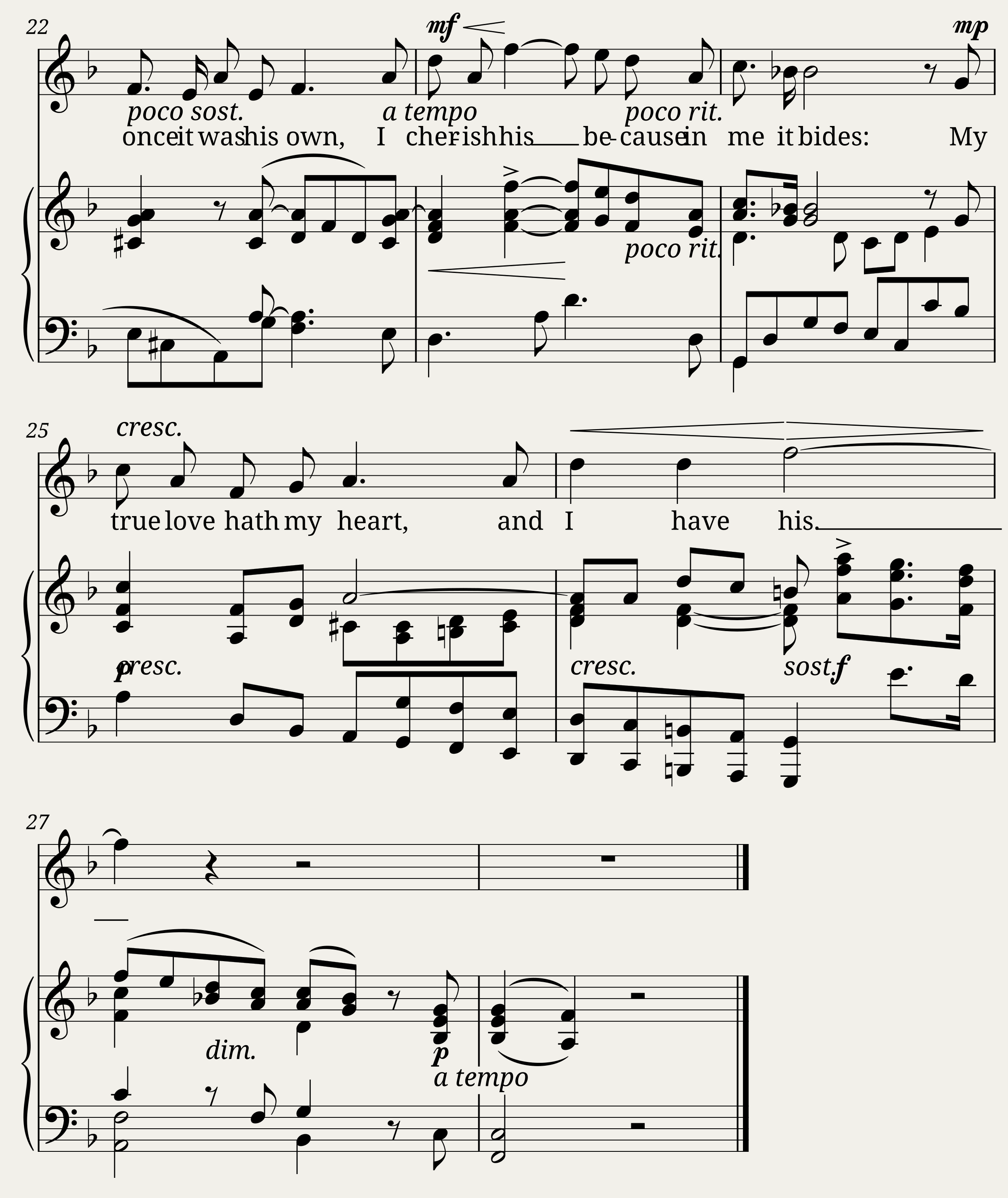 My true love hath my heart — 2/2