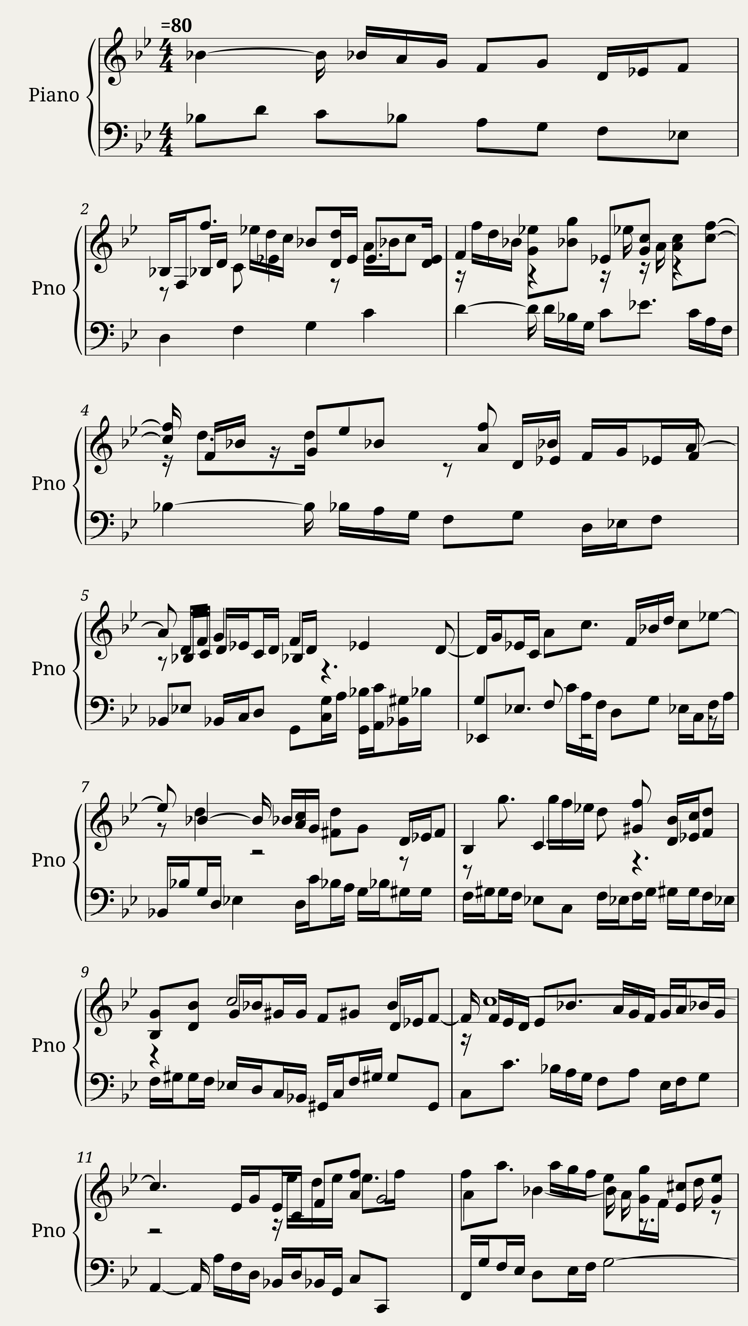 Sinfonia 14 — 1/2