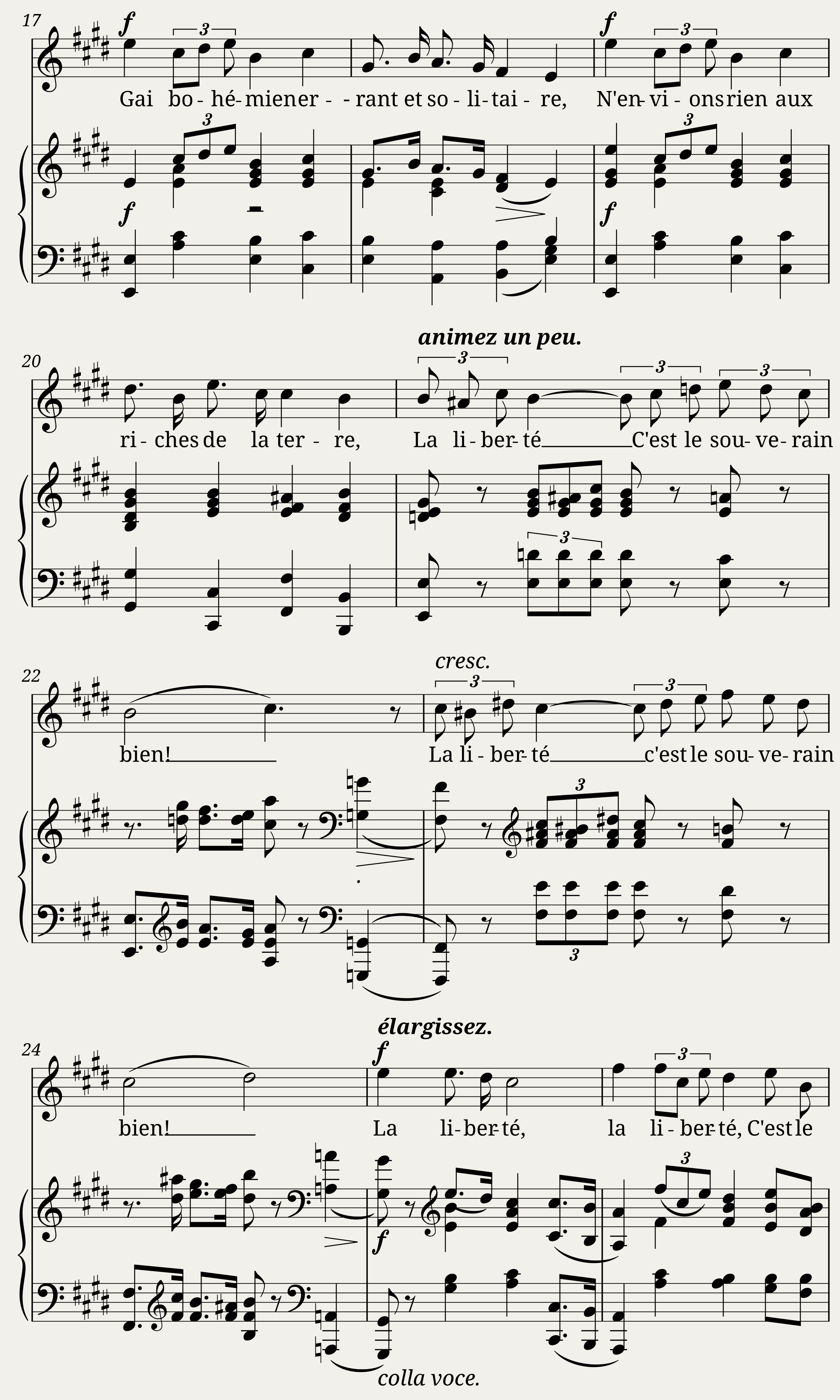 Le bohémien — 2/6