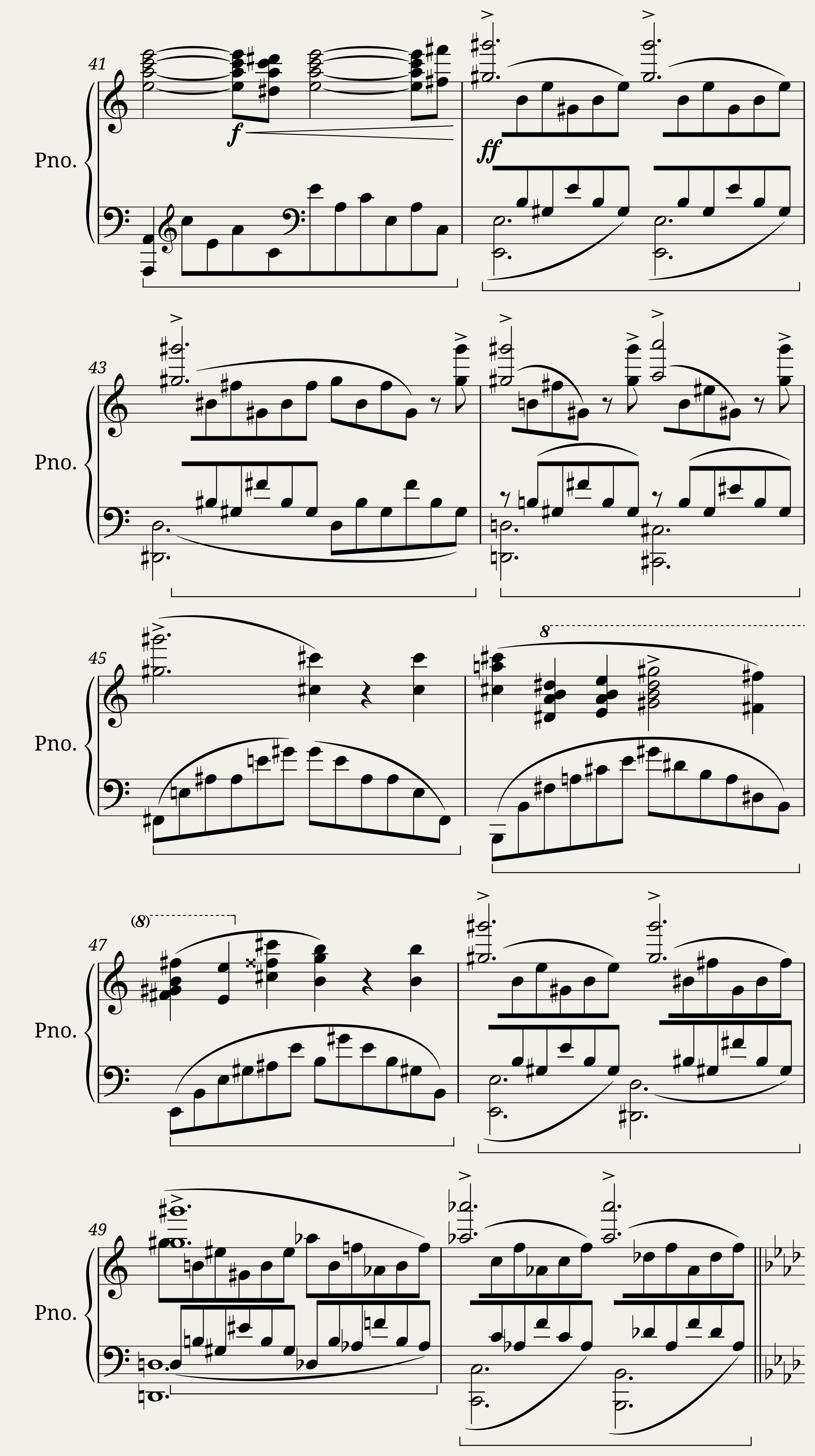 Paysage from Transcendental Études — 3/4
