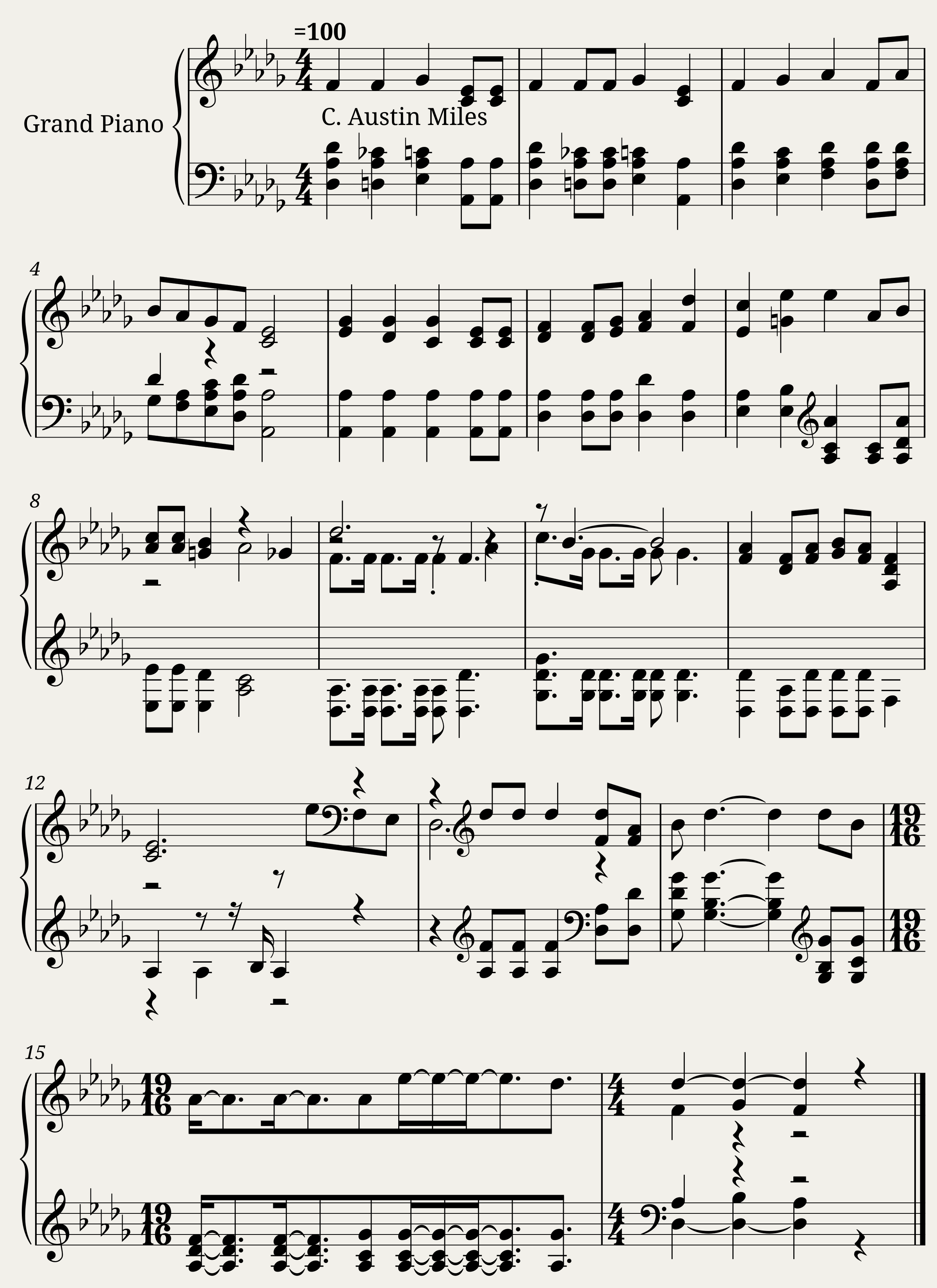 Can I doubt Him my Father so tender - C. Austin Miles