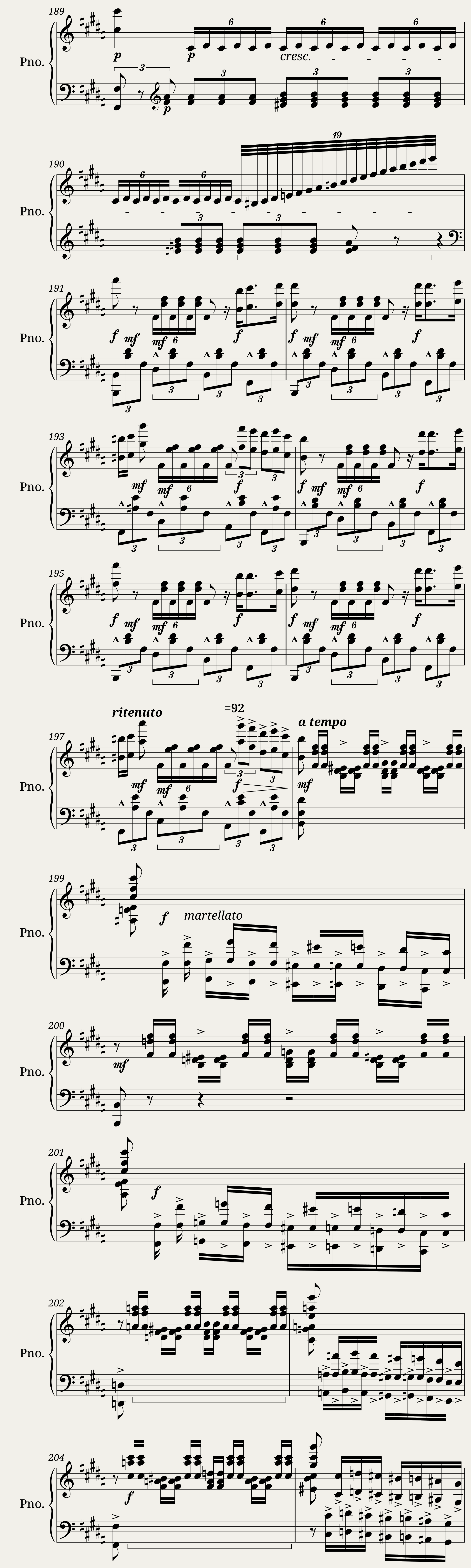 Kullak Paraphrase of the 4th Act of the Opera Dom Sébastien (Piano solo) — 17/21