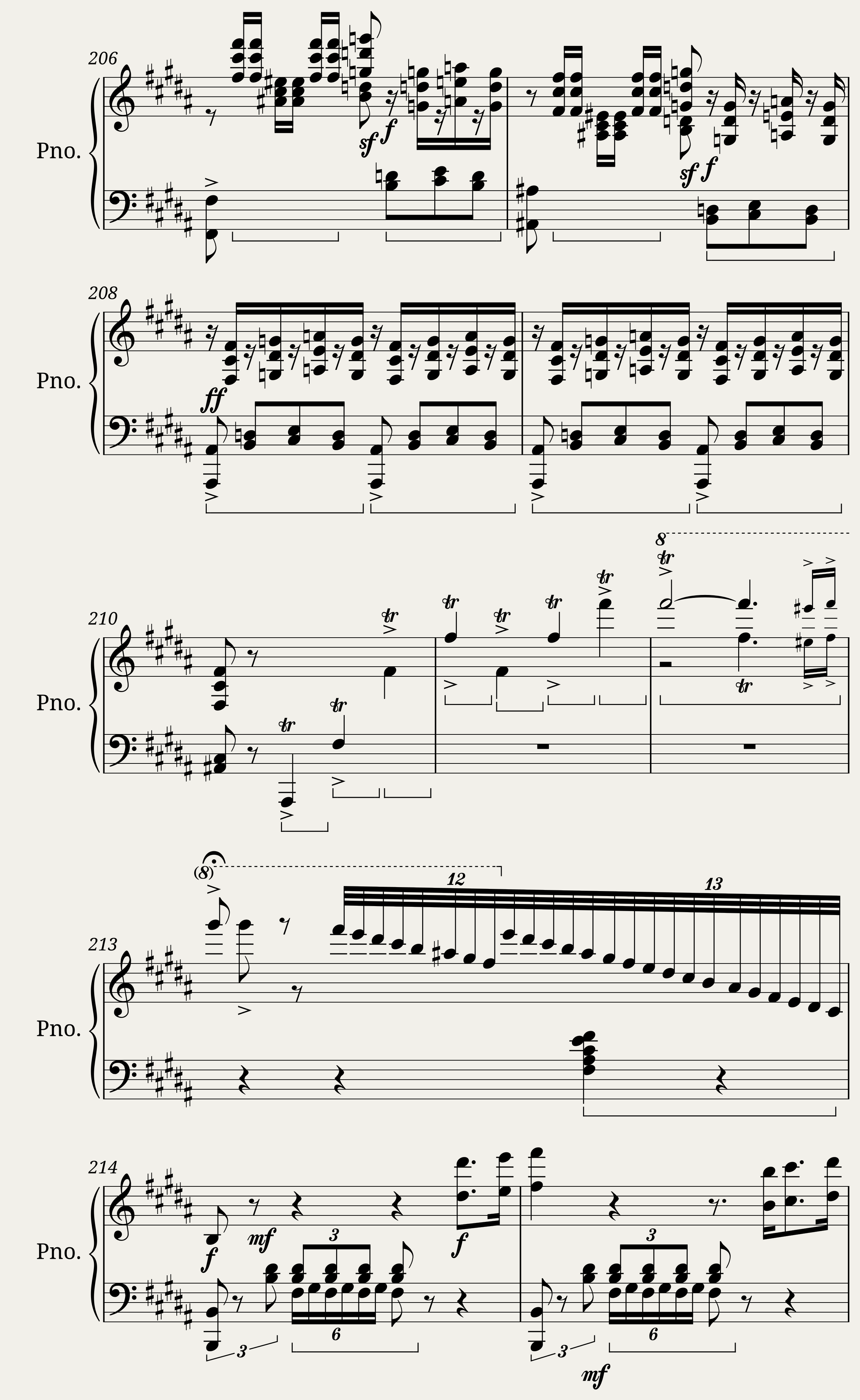Kullak Paraphrase of the 4th Act of the Opera Dom Sébastien (Piano solo) — 18/21