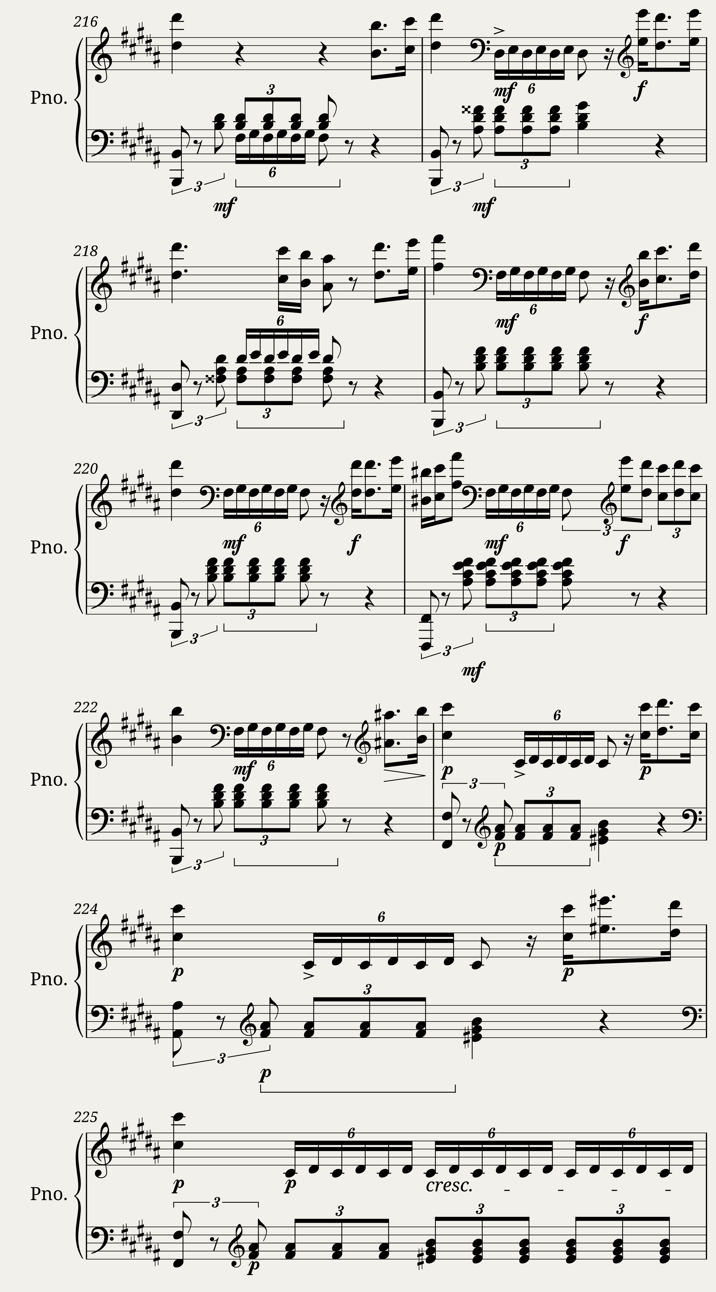 Kullak Paraphrase of the 4th Act of the Opera Dom Sébastien (Piano solo) — 19/21