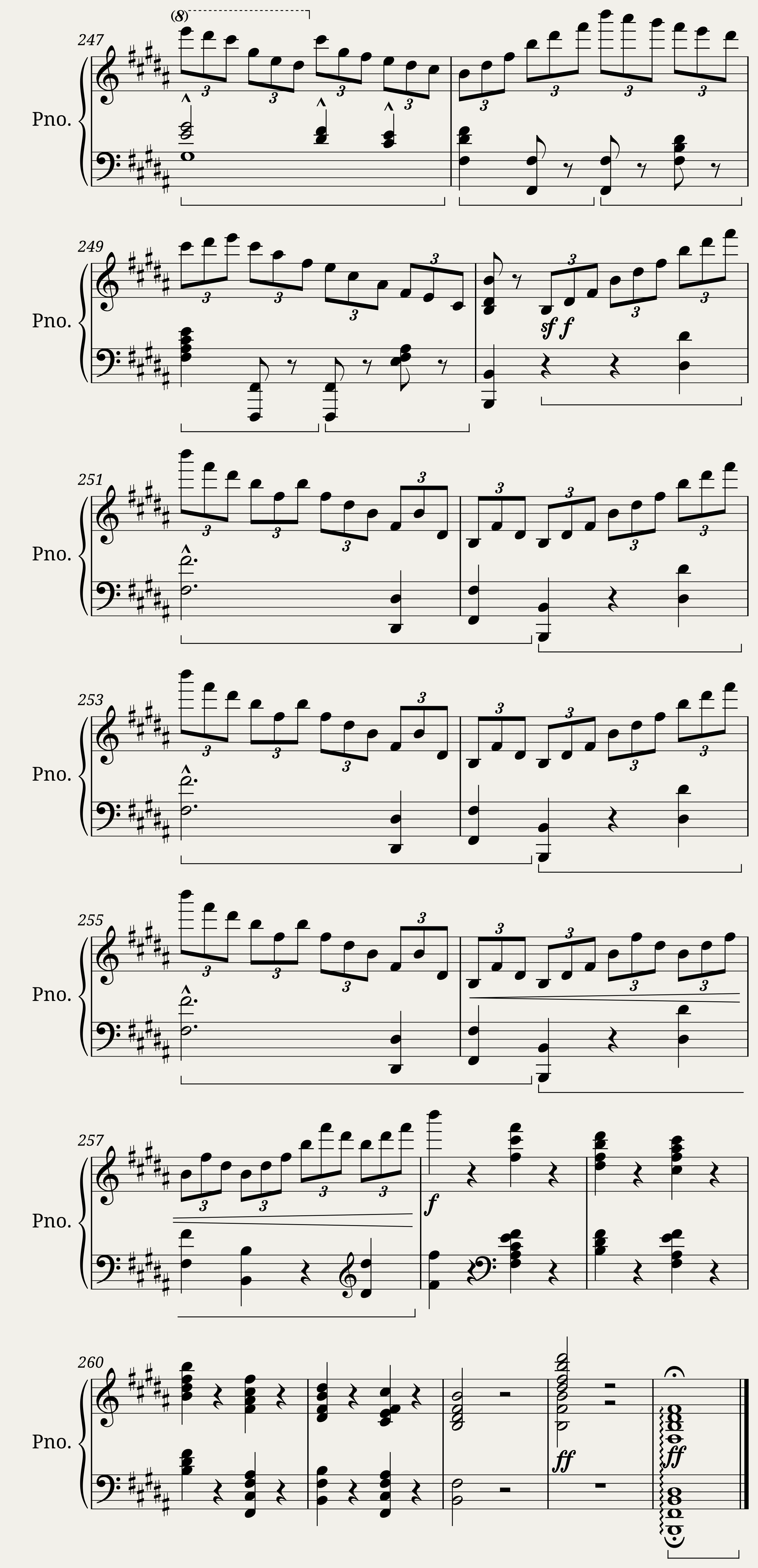 Kullak Paraphrase of the 4th Act of the Opera Dom Sébastien (Piano solo) — 21/21