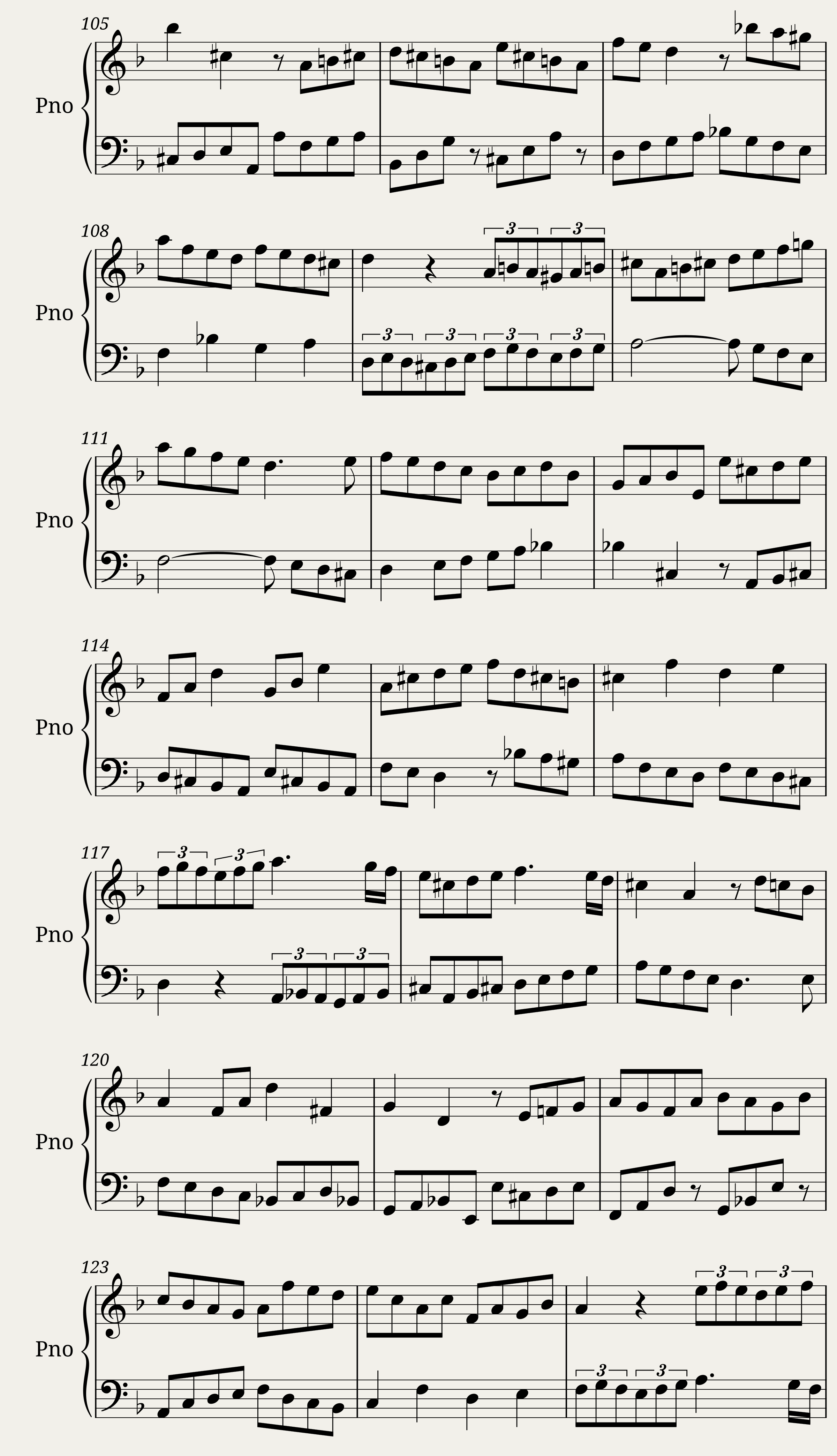 Die Kunst der Fuge, Contrapunctus XIII - Canon alla Duodecima — 6/7