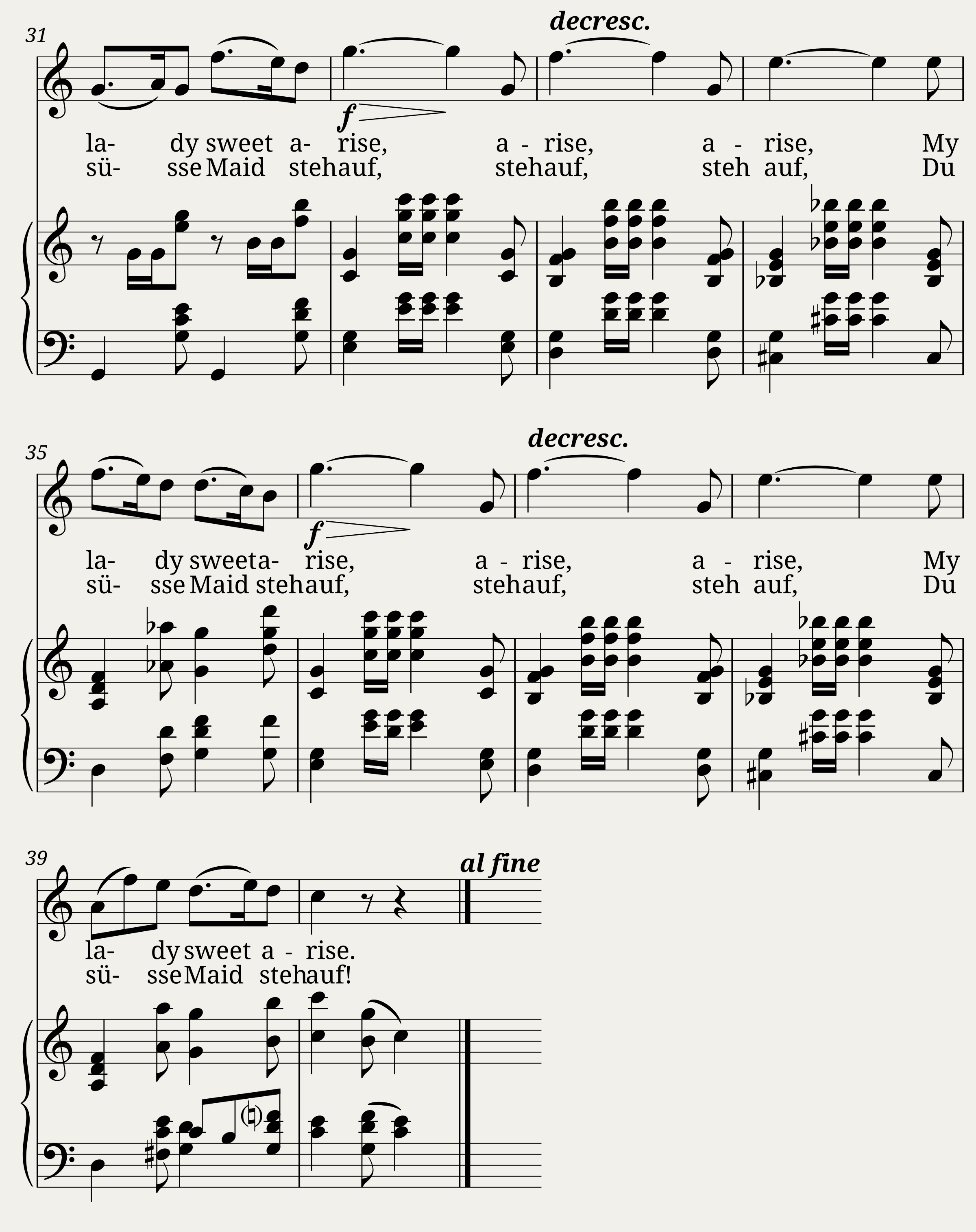 Serenade Hark hark the lark D. 889 (Ständchen Horsch horsch) - Franz Schubert — 2/2