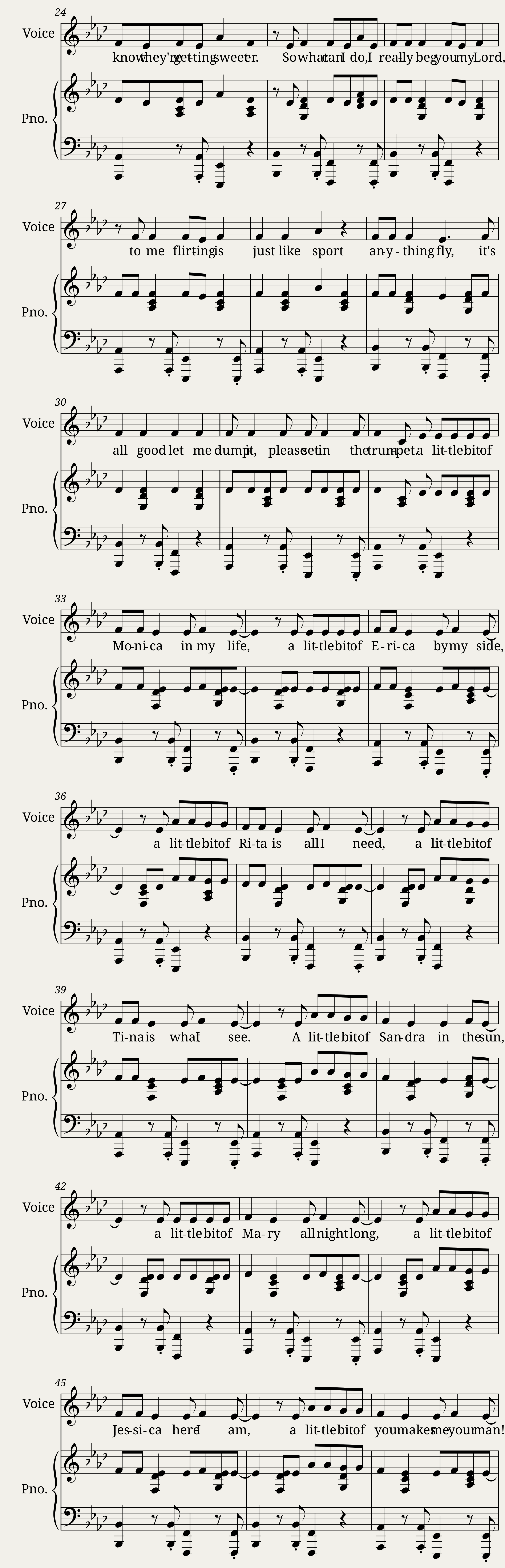 Mambo no 5 (Lou Bega Perez Prado) — 2/3