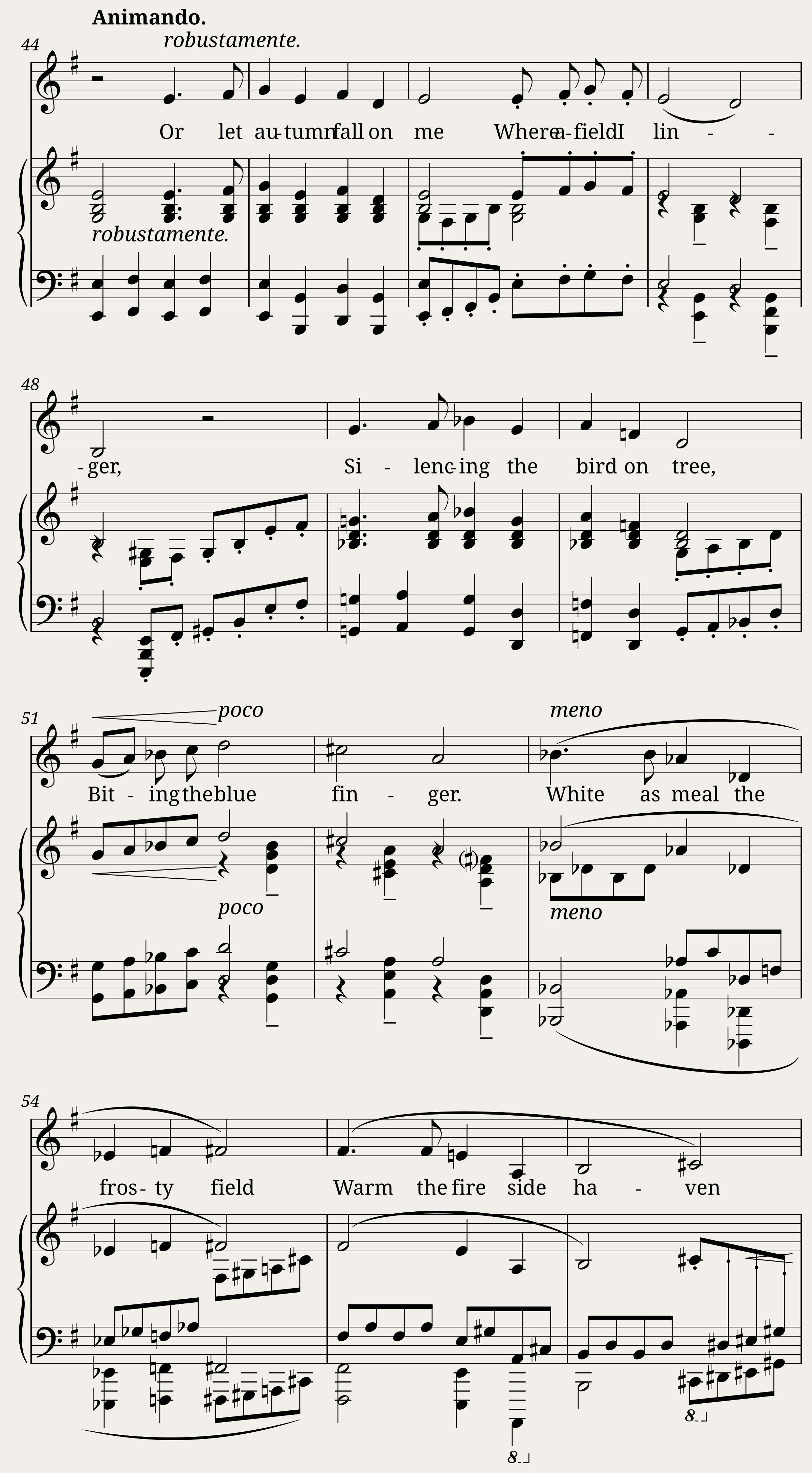 I. The Vagabond R. Vaughan Williams — 3/5
