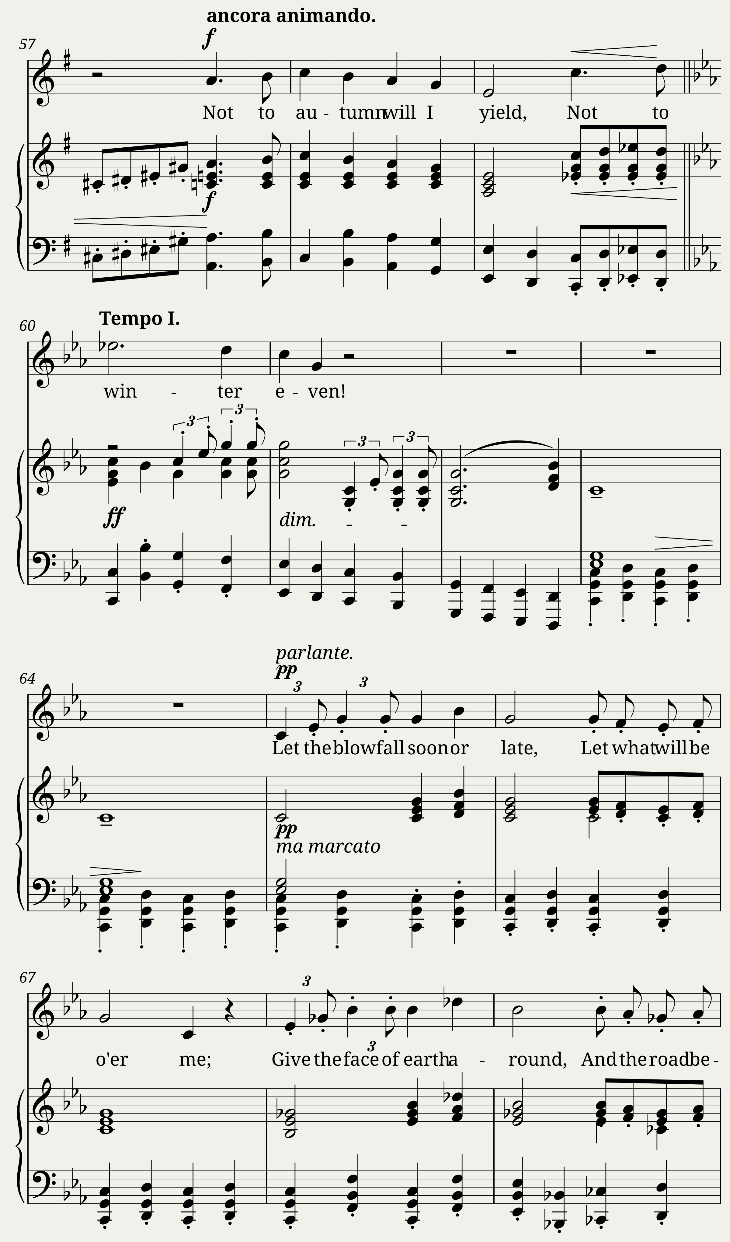 I. The Vagabond R. Vaughan Williams — 4/5