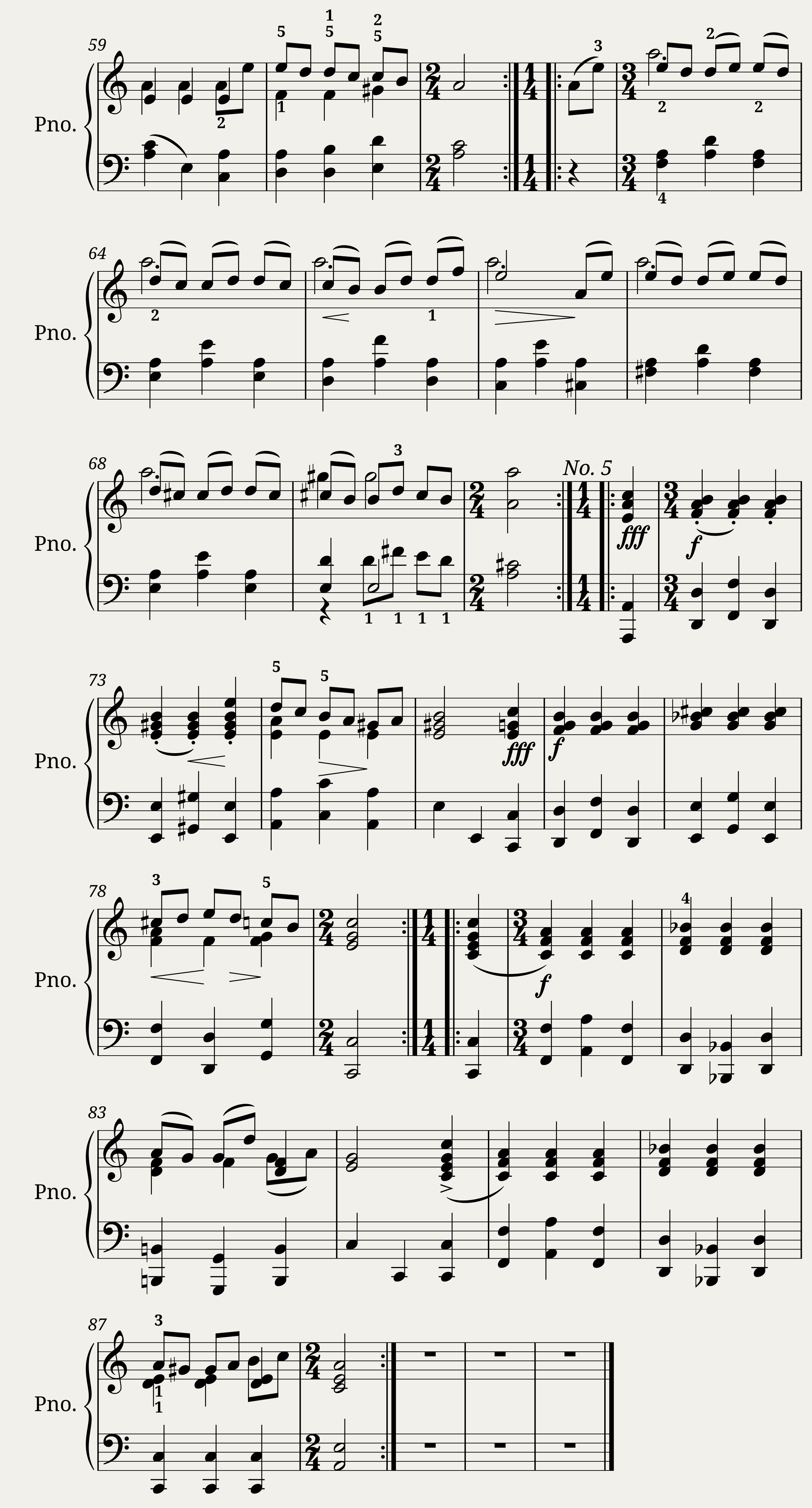 Five German Dances Landler — 2/2