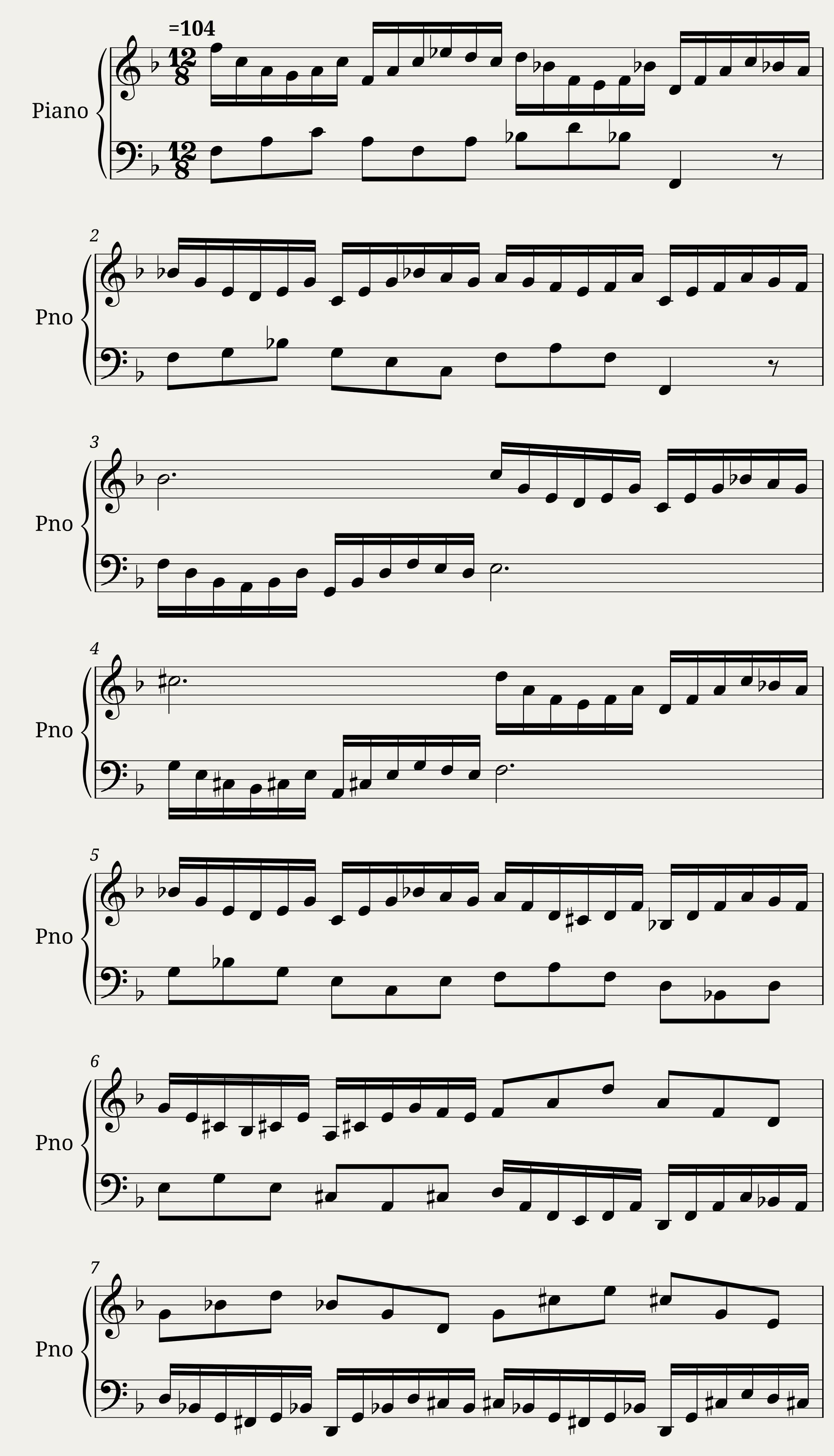 Das Wohltemperierte Clavier I, Praeludium XI — 1/3