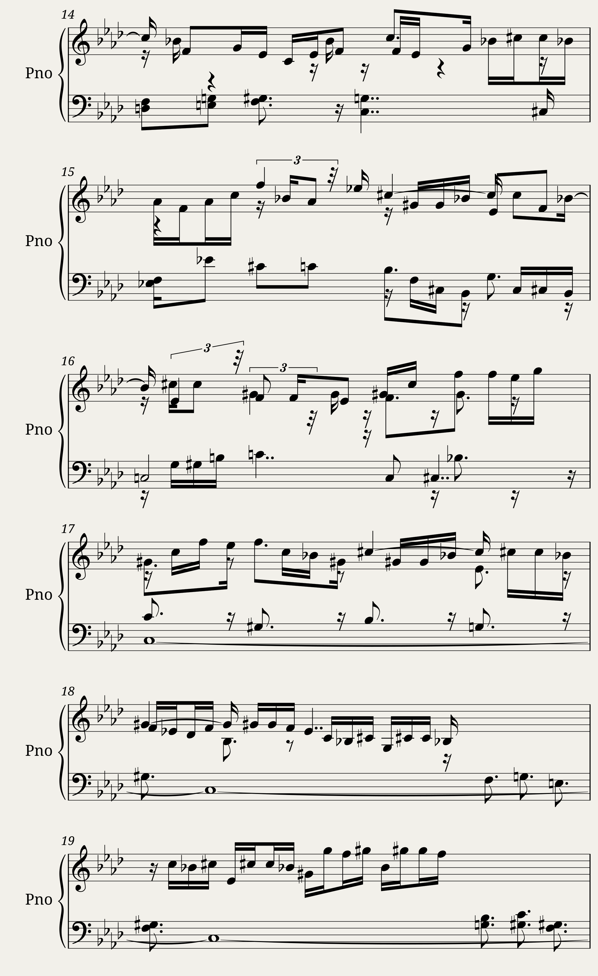 Das Wohltemperierte Clavier I, Praeludium XI — 3/3