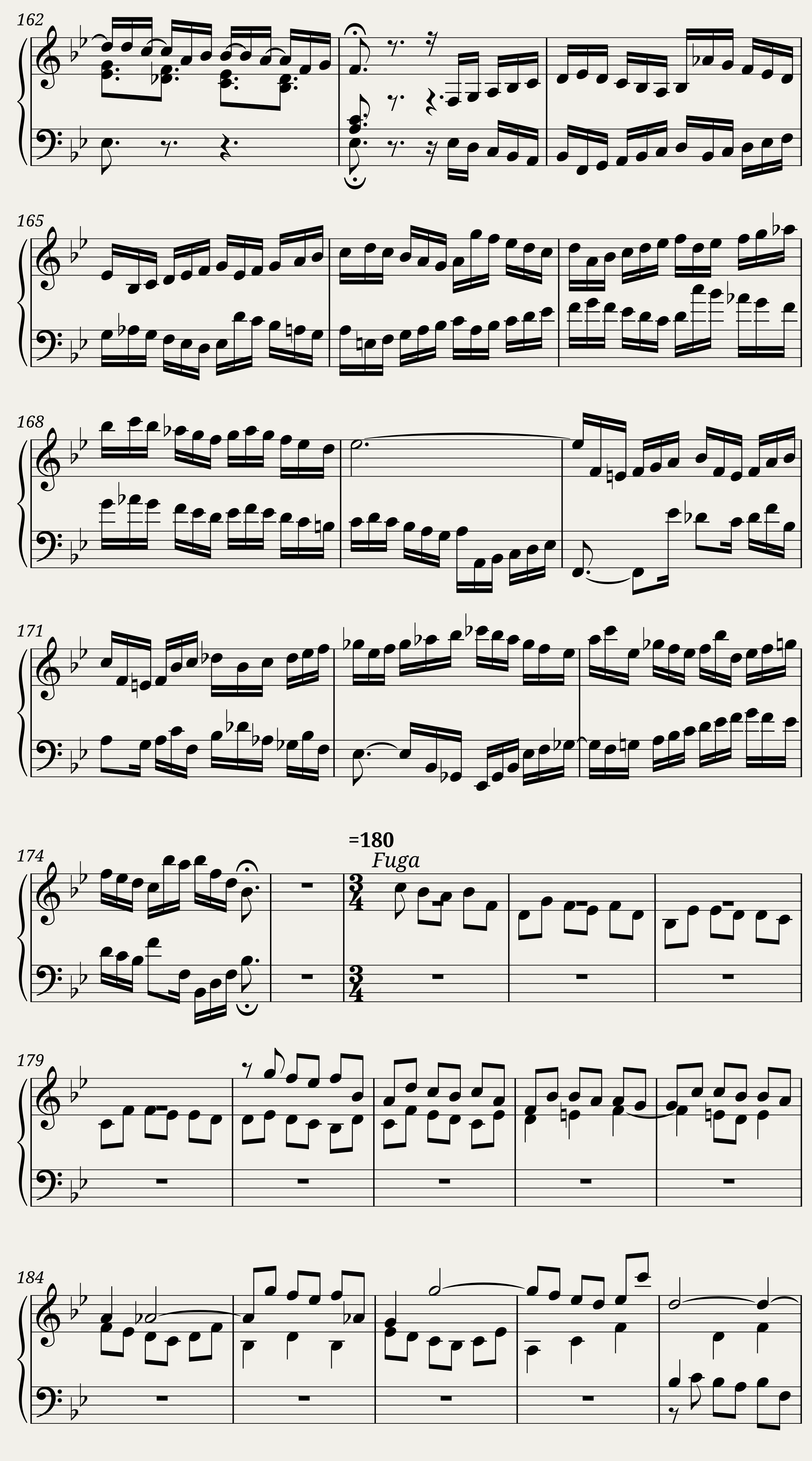 BWV 890: The Well-tempered Clavier Book II - XXI (A = 415 Hz) - Harpsichord sound — 9/11